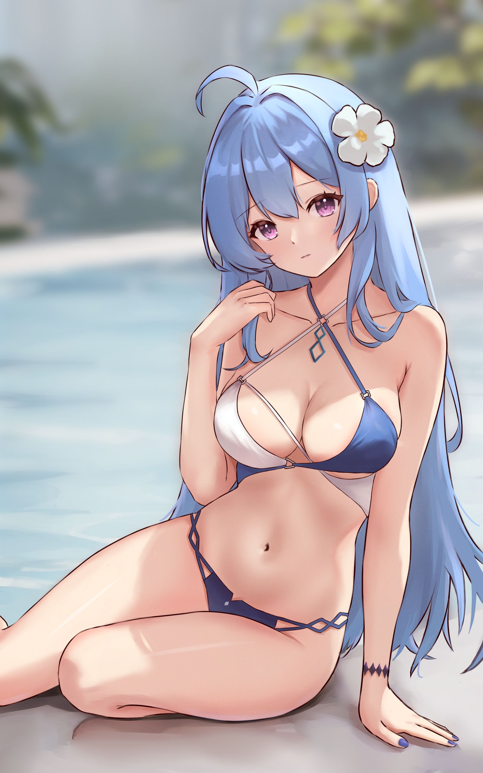 泳装海伦娜插画图片壁纸
