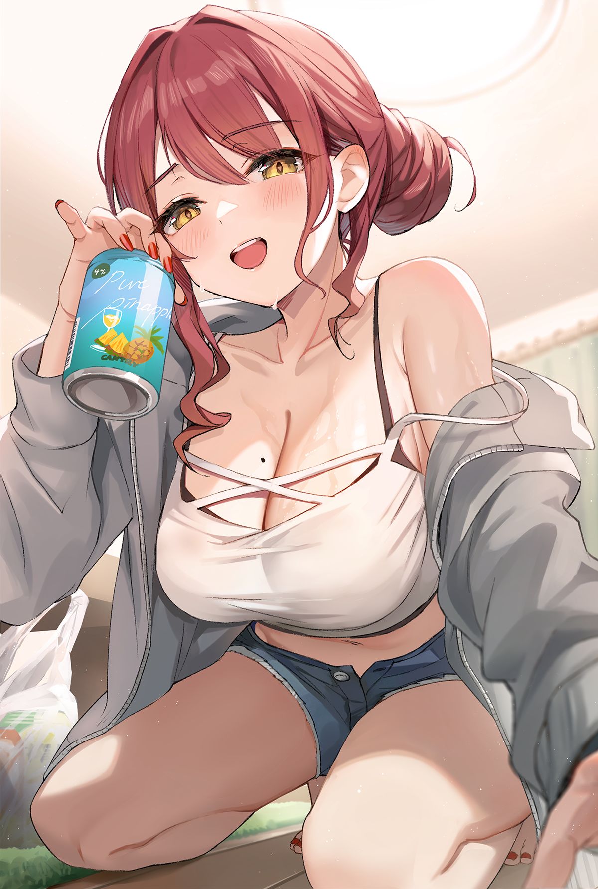 “一起的也～？”插画图片壁纸