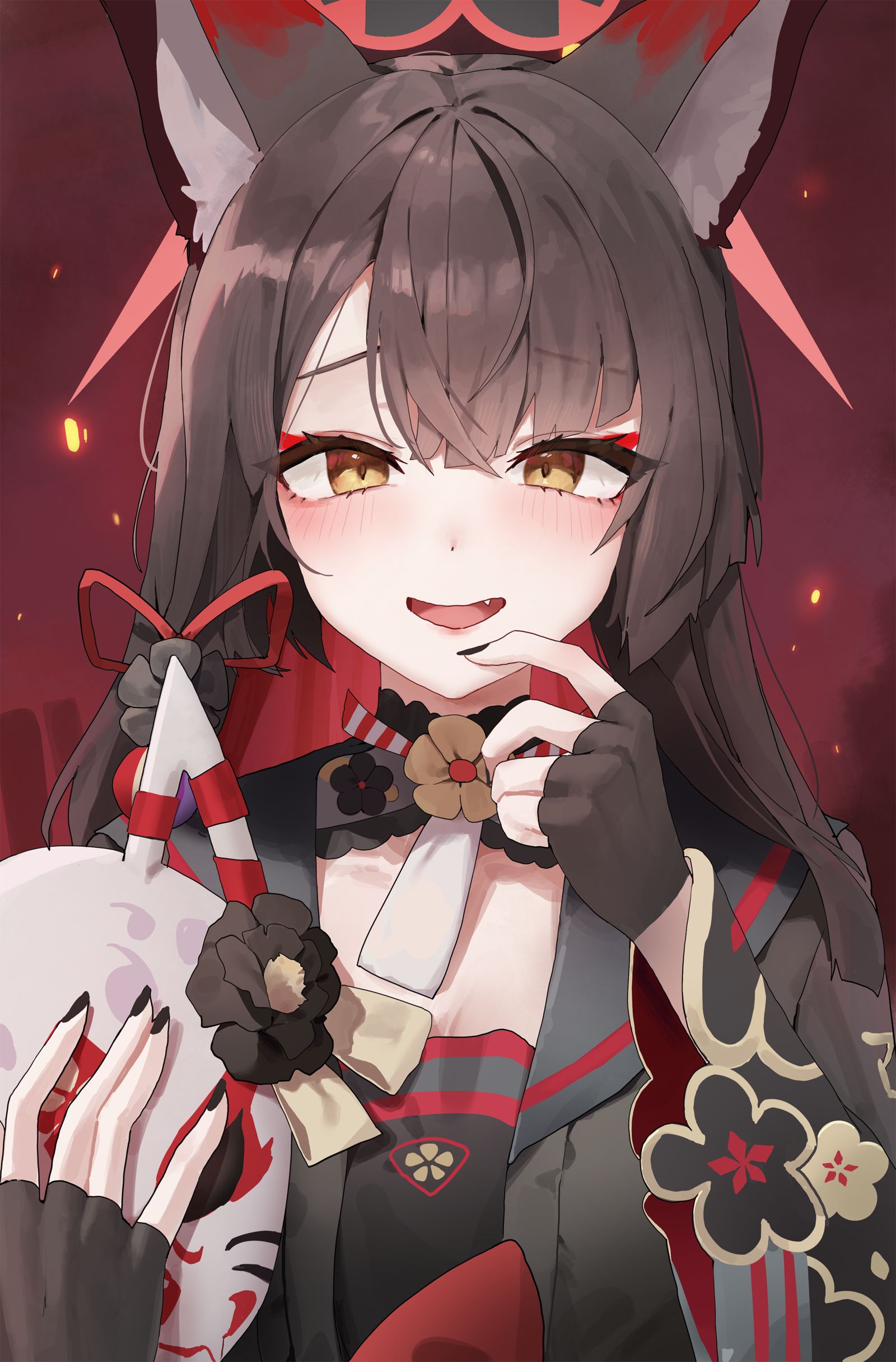 呵呵。。。♥插画图片壁纸