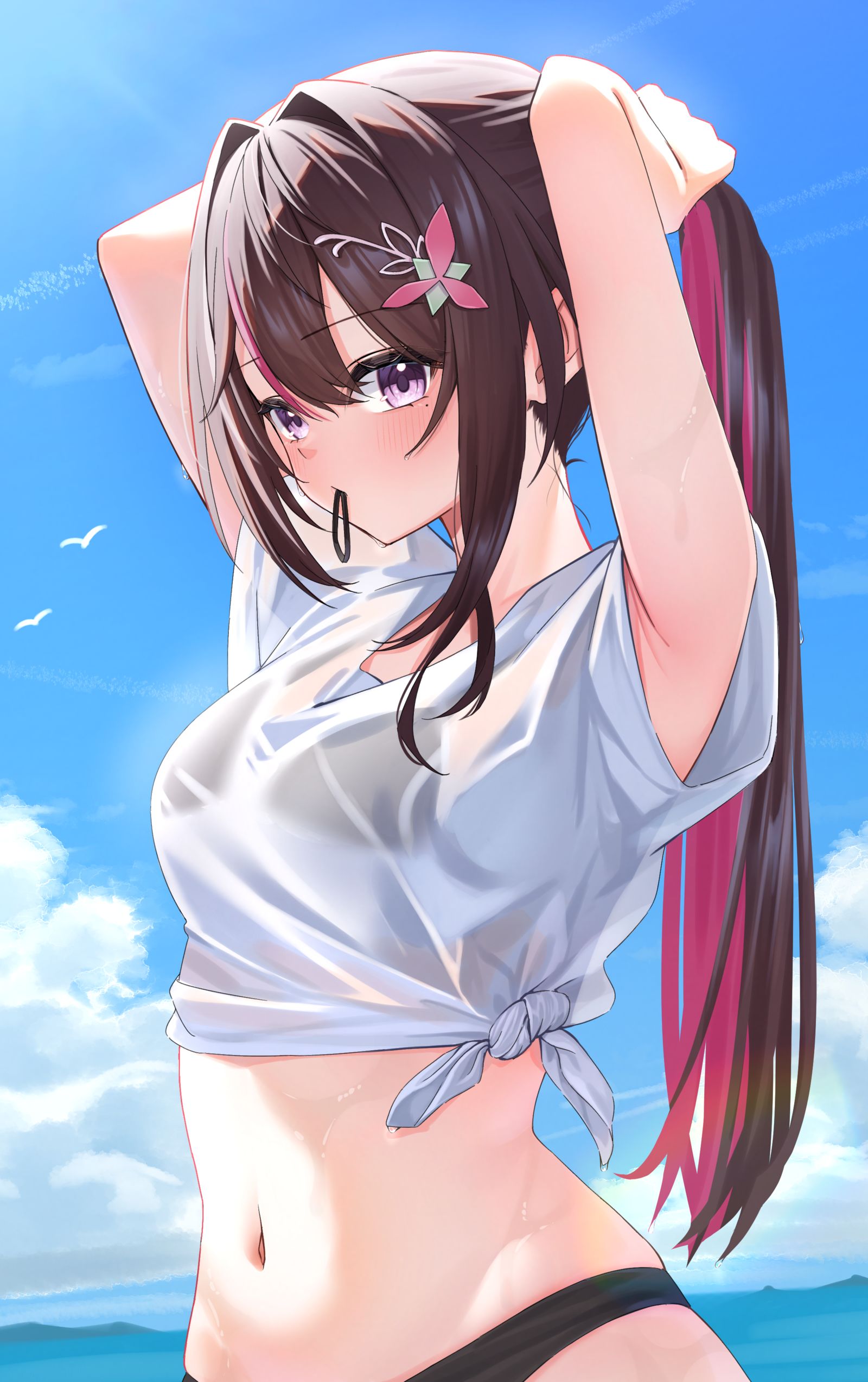 泳装基地插画图片壁纸