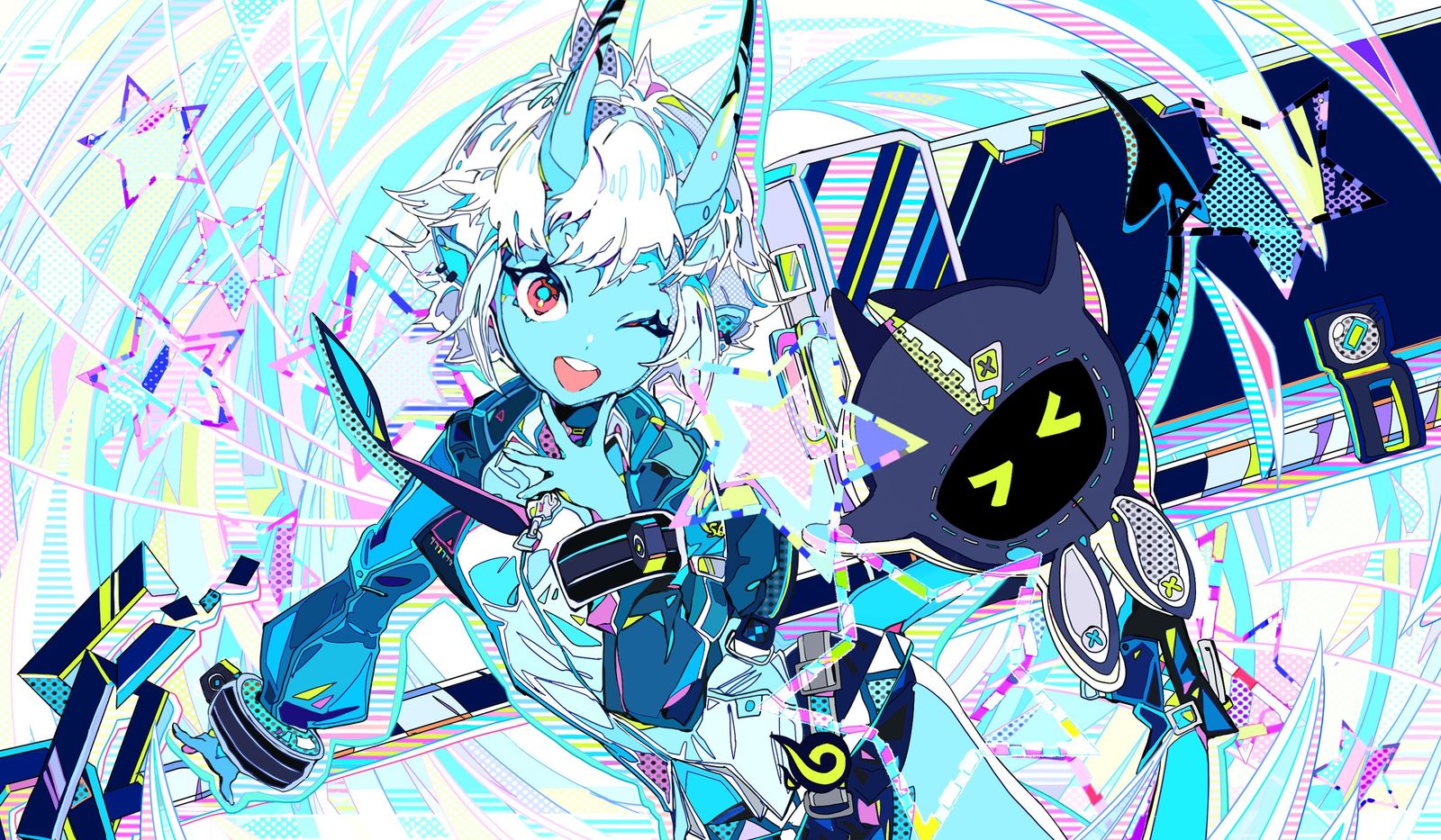 蒼角插画图片壁纸