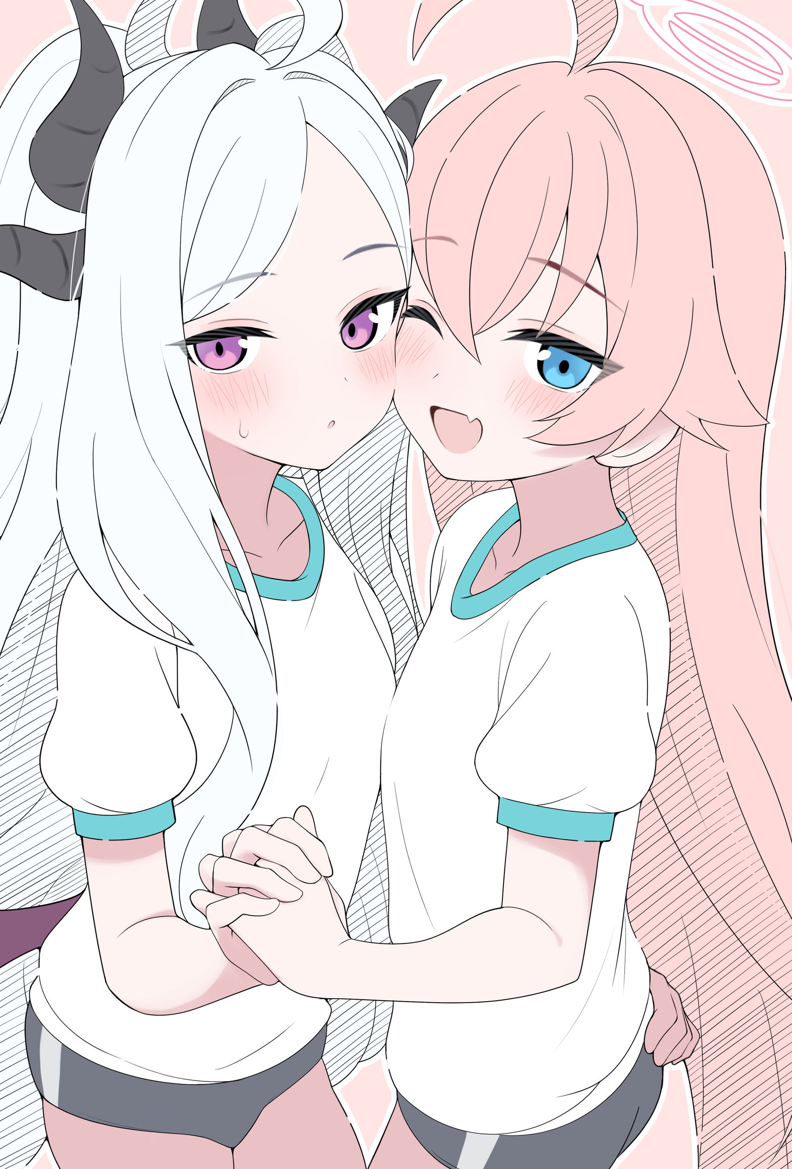 霍西诺和希纳插画图片壁纸