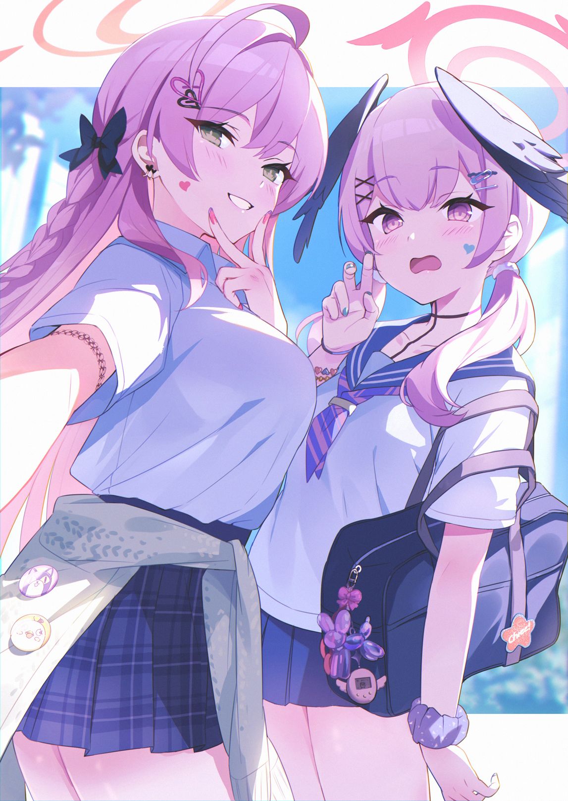 辣妹概念插画图片壁纸