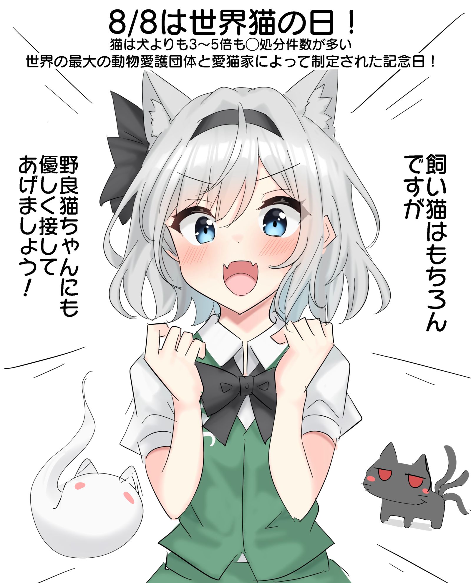 8月8日是世界猫日！