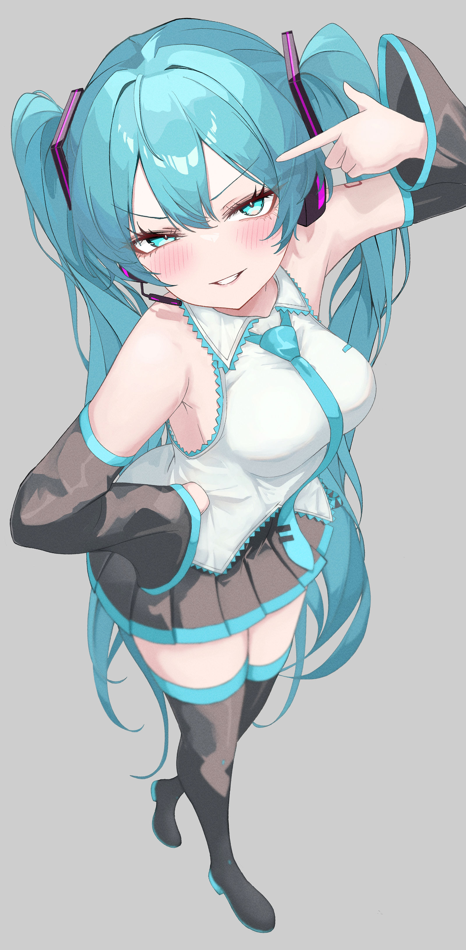 像户外的初音未来