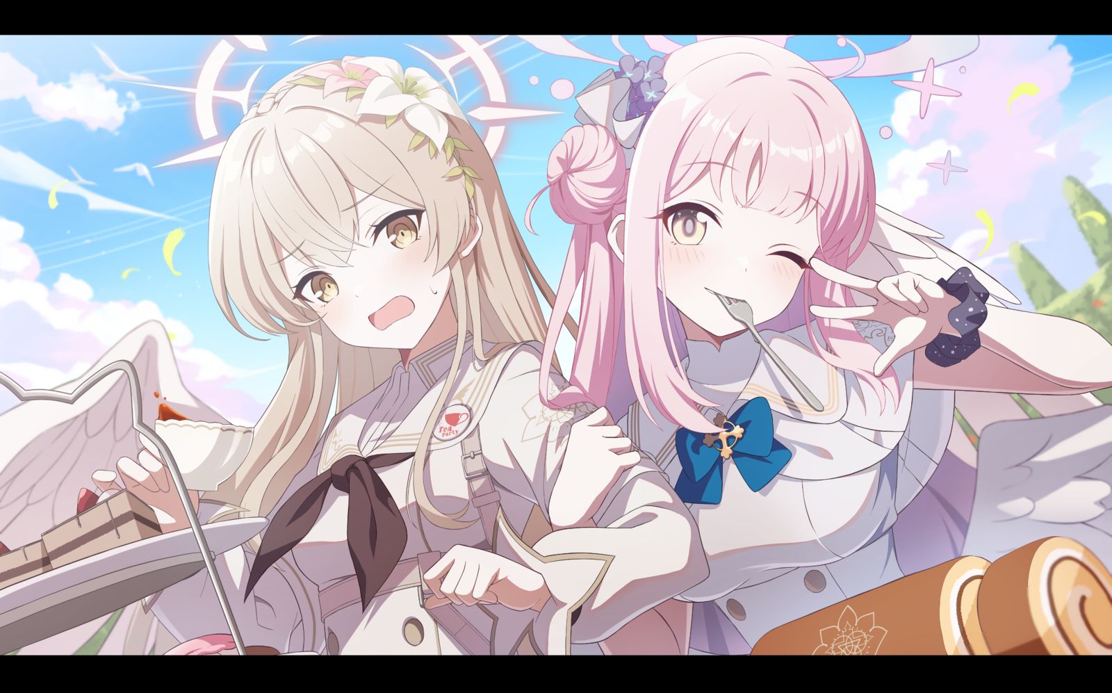 米卡&纳吉萨插画图片壁纸