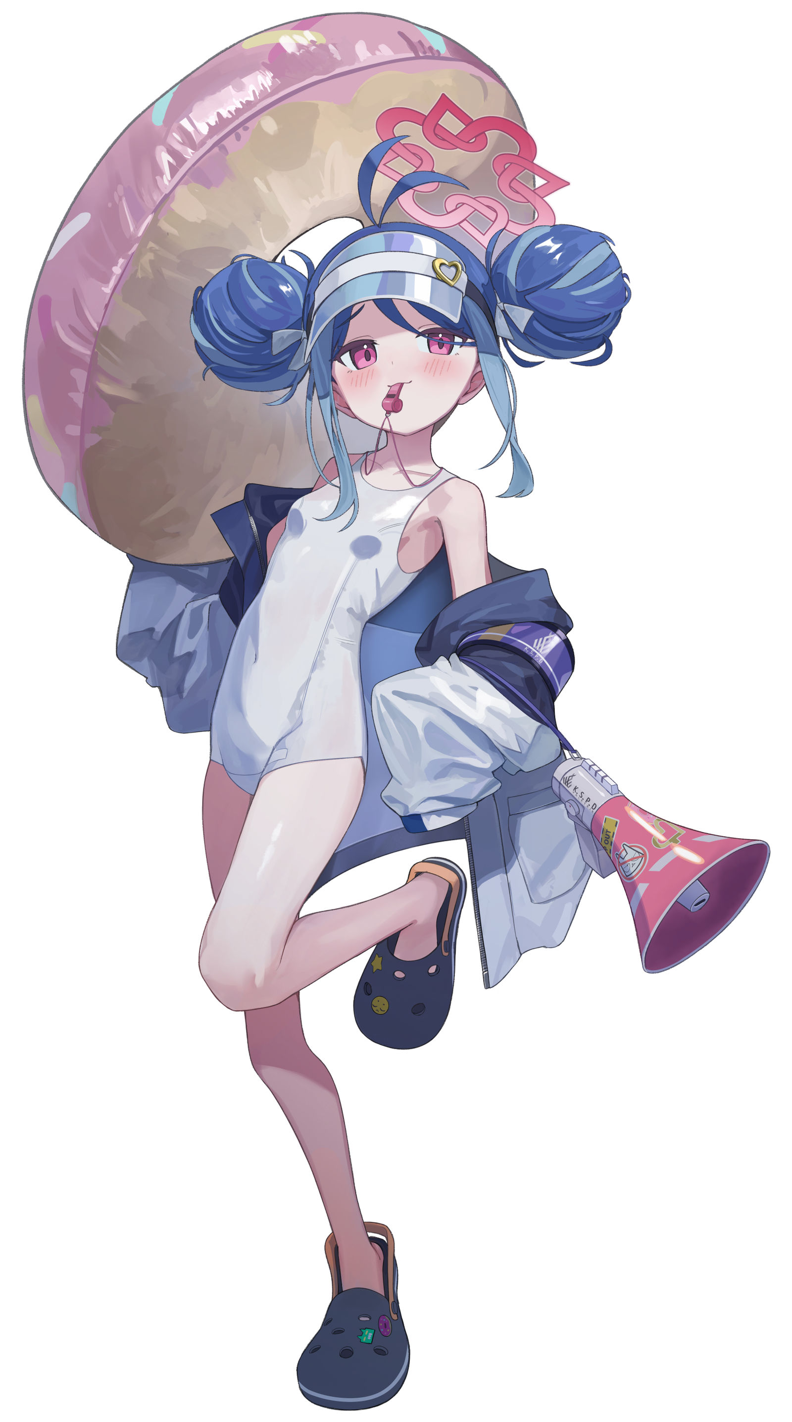合欢垣泳装插画图片壁纸