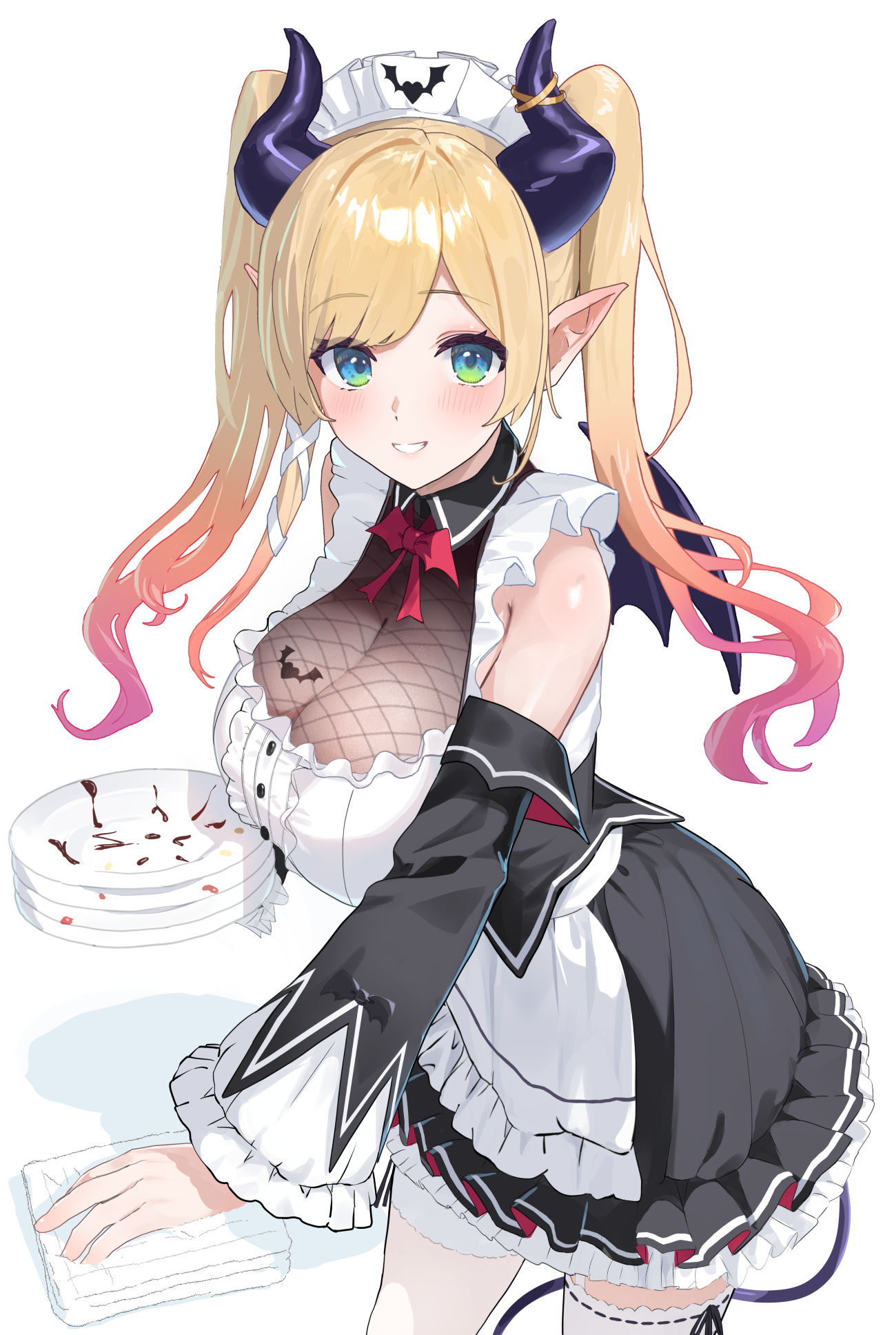 女仆老师插画图片壁纸