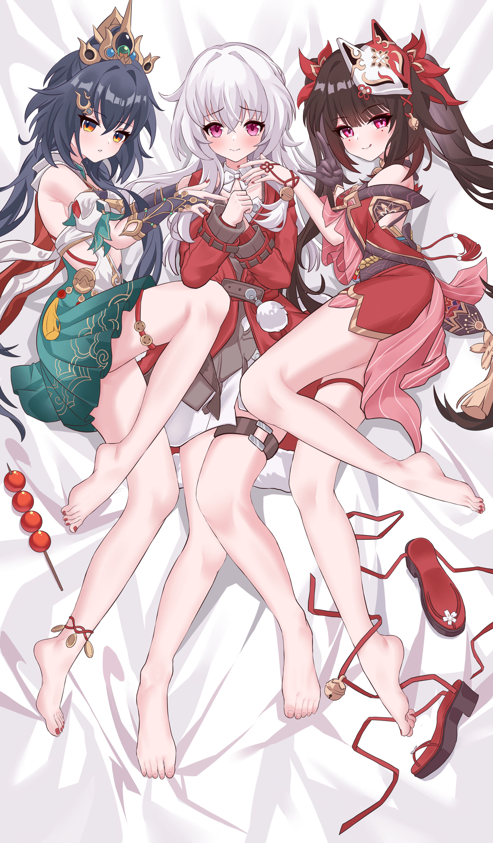 云璃克拉拉花火插画图片壁纸
