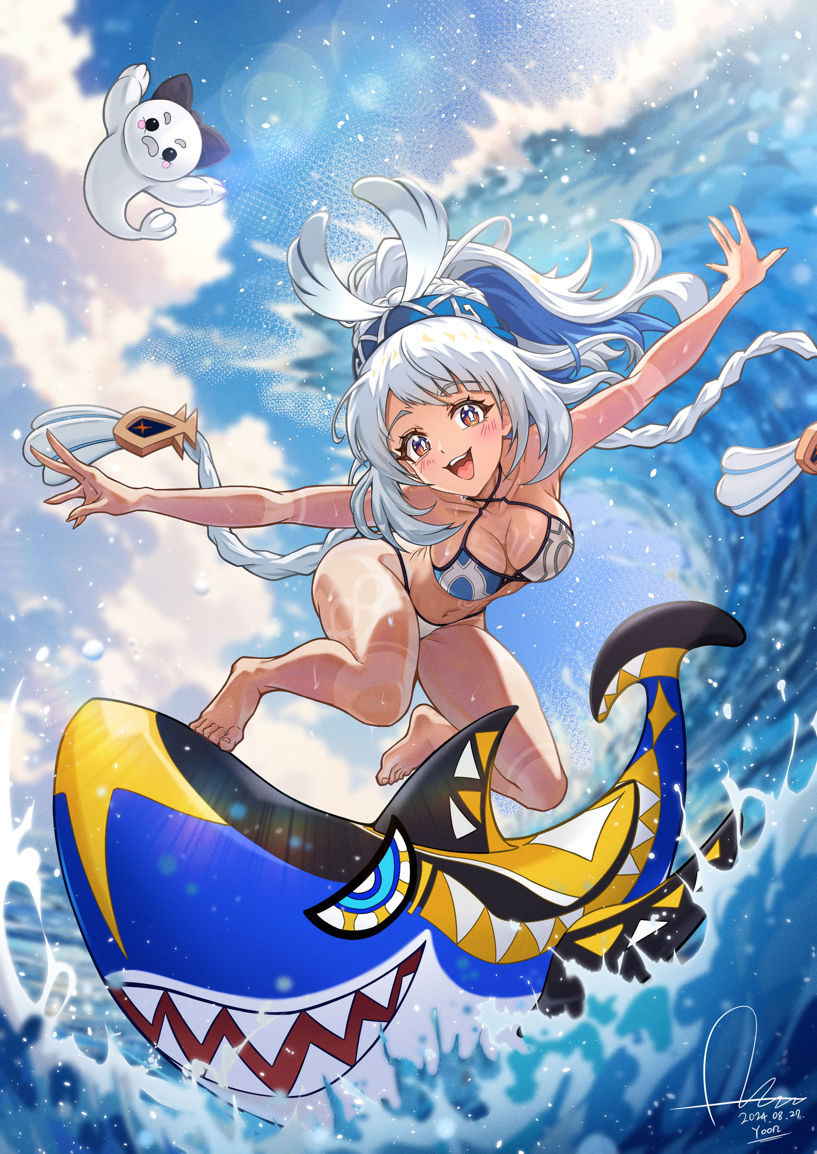 Genshinimpact Mualani插画图片壁纸
