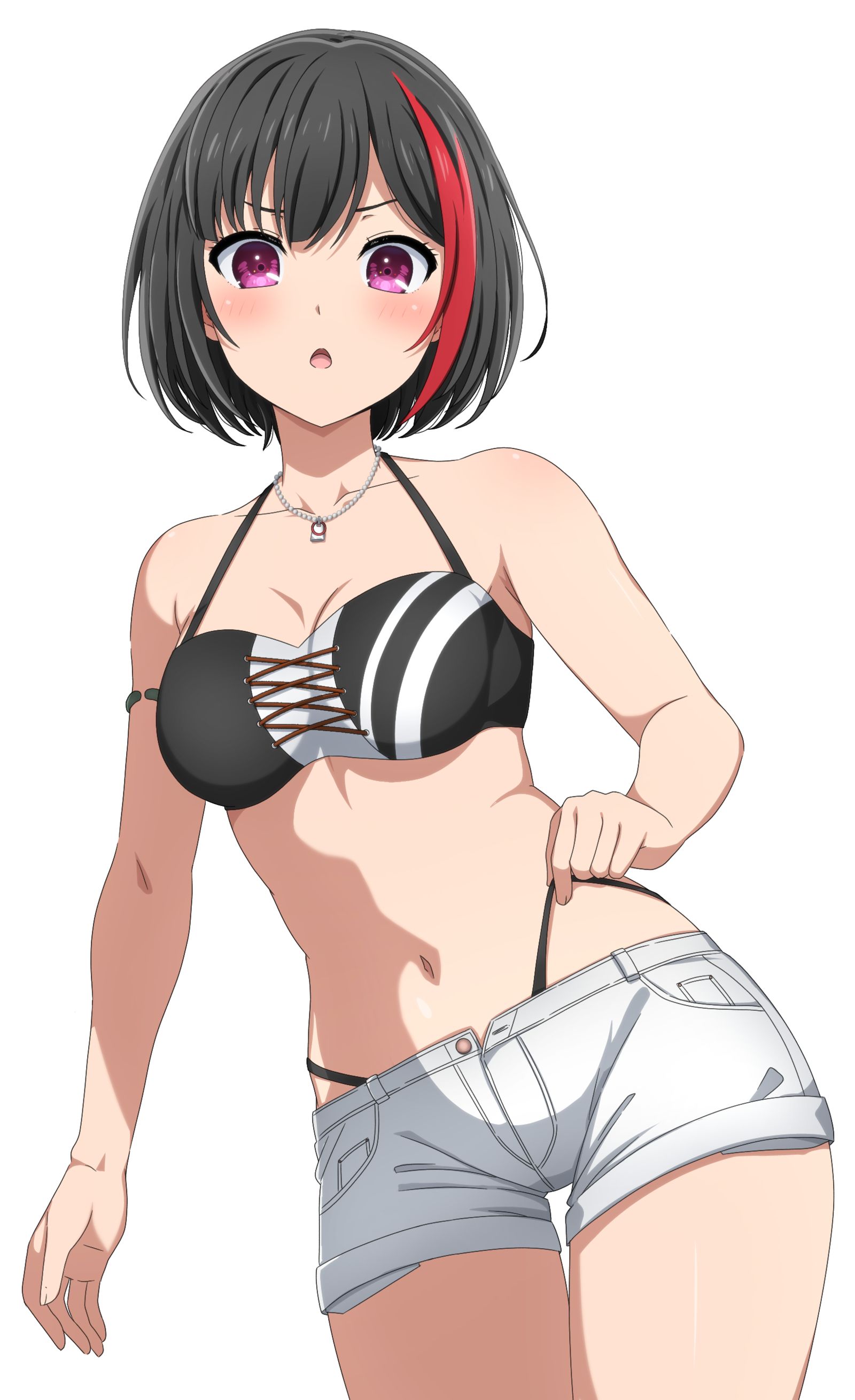 泳装小兰插画图片壁纸