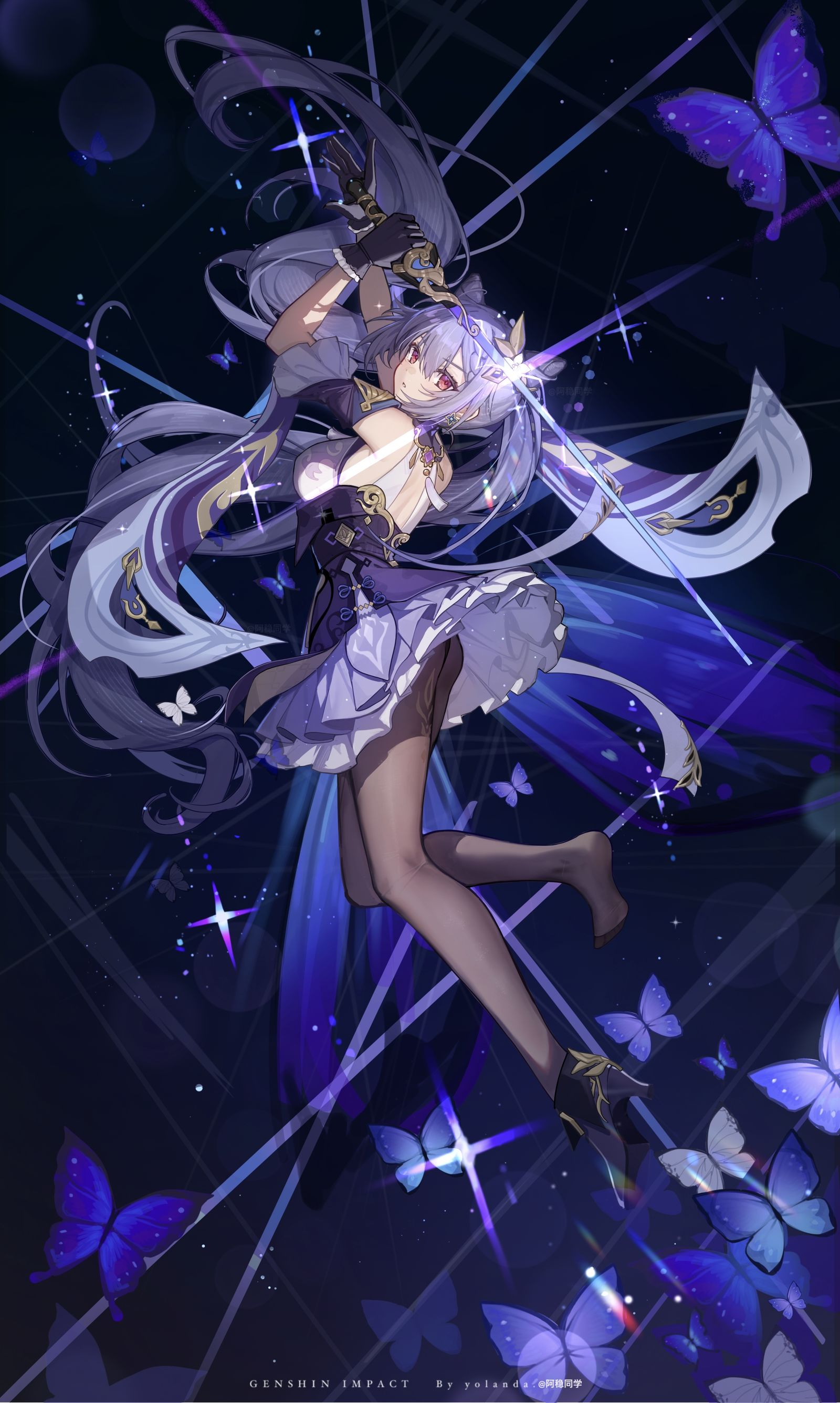 keqing-原神美少女