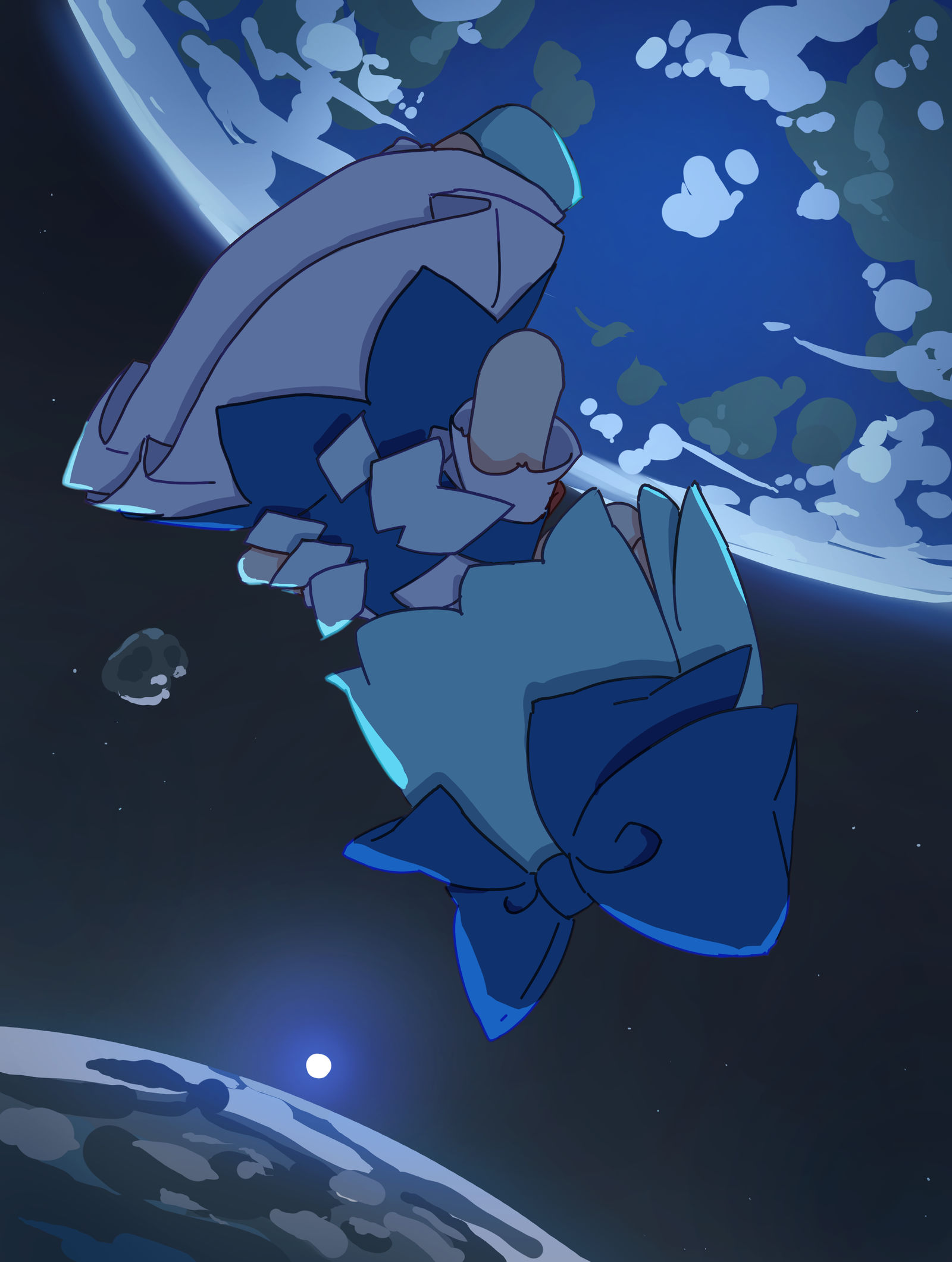 宇宙插画图片壁纸