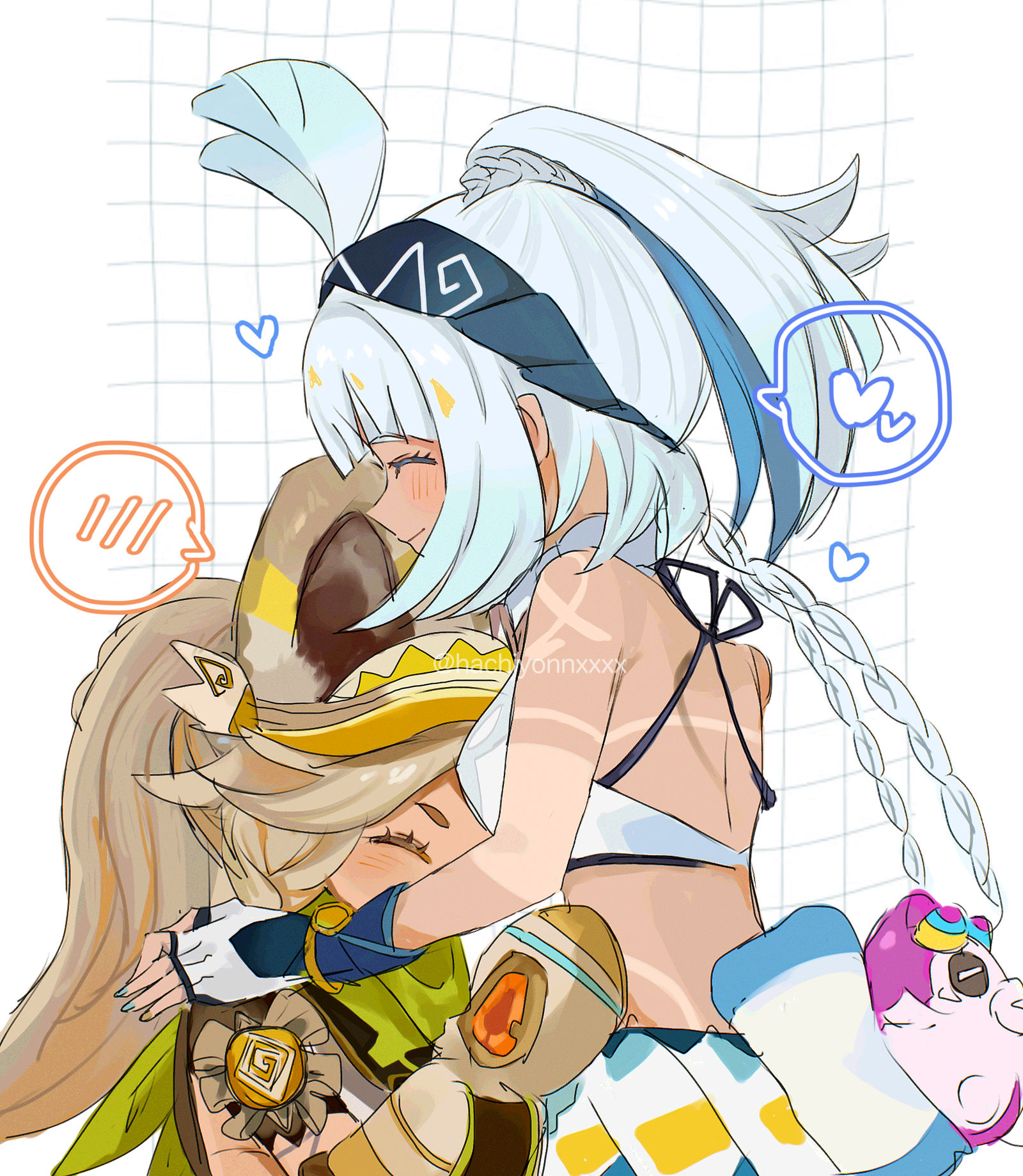 卡奇娜和穆阿拉尼插画图片壁纸