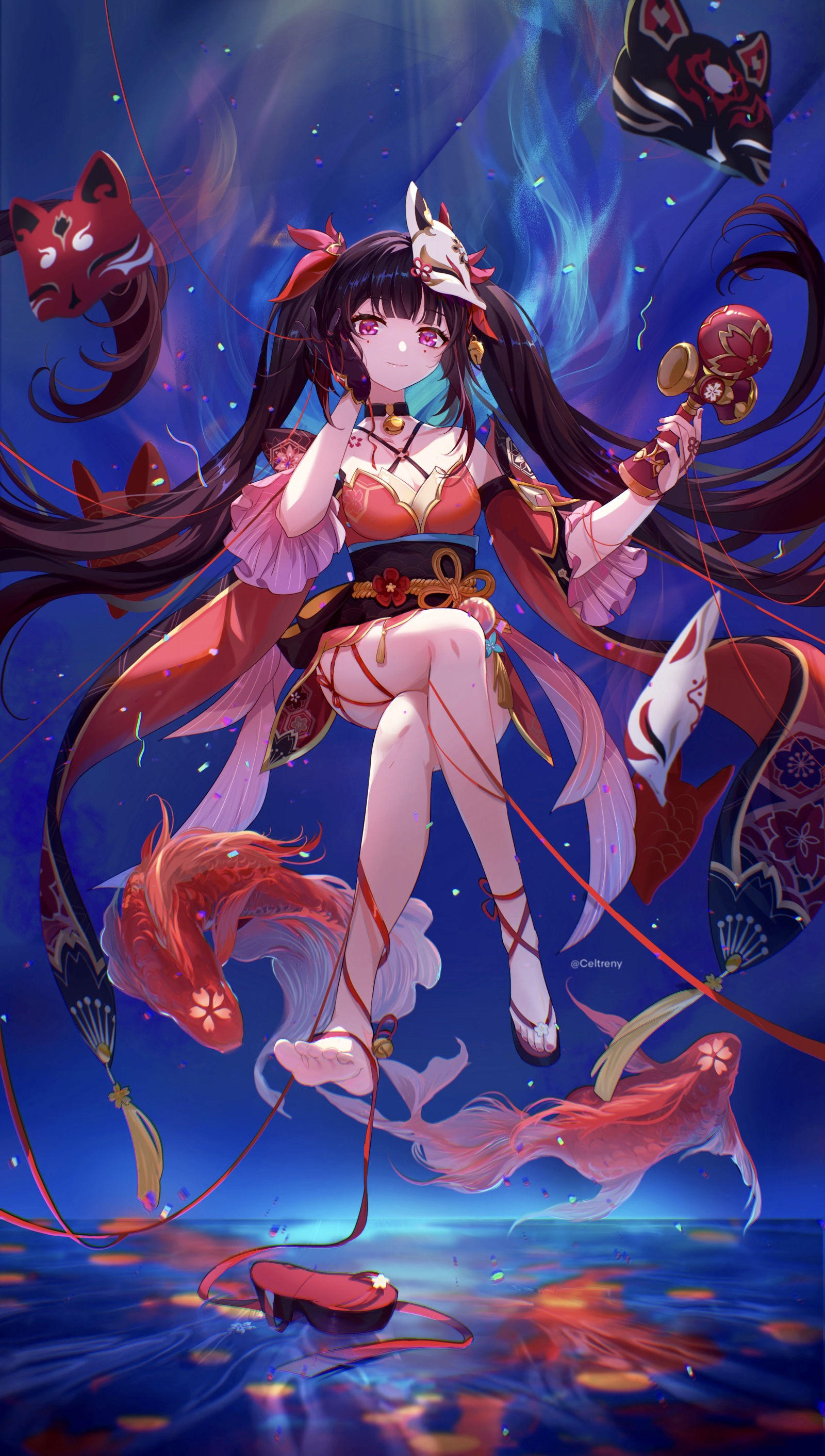 烟花是谁？插画图片壁纸