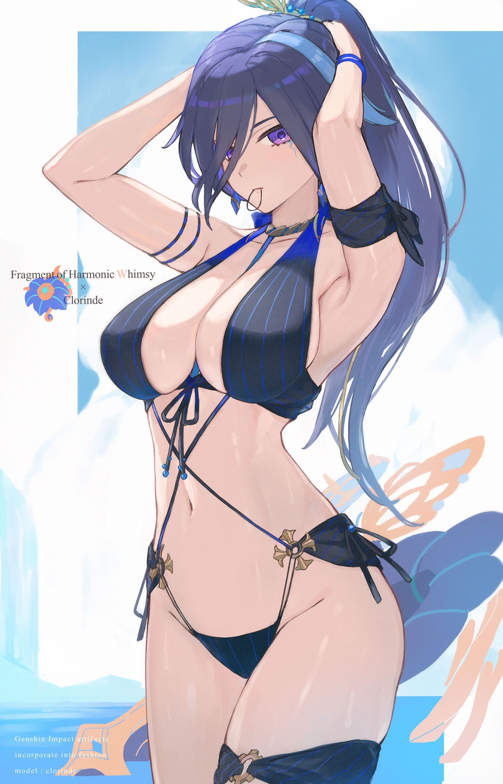 克洛林德×泳衣×谐律奇想的断章插画图片壁纸