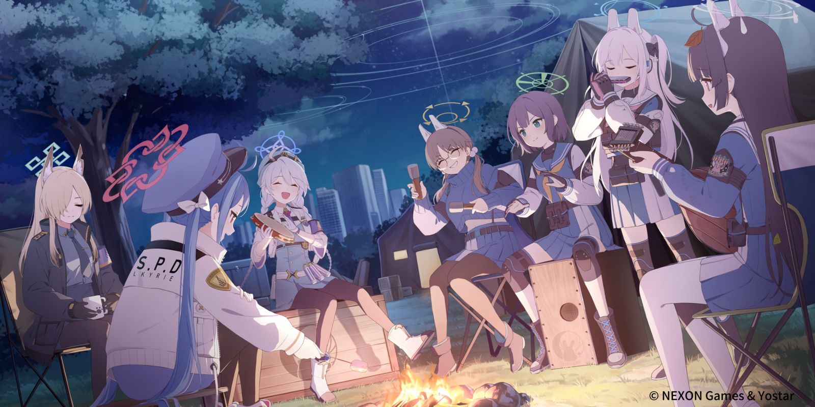 好多兔子！插画图片壁纸