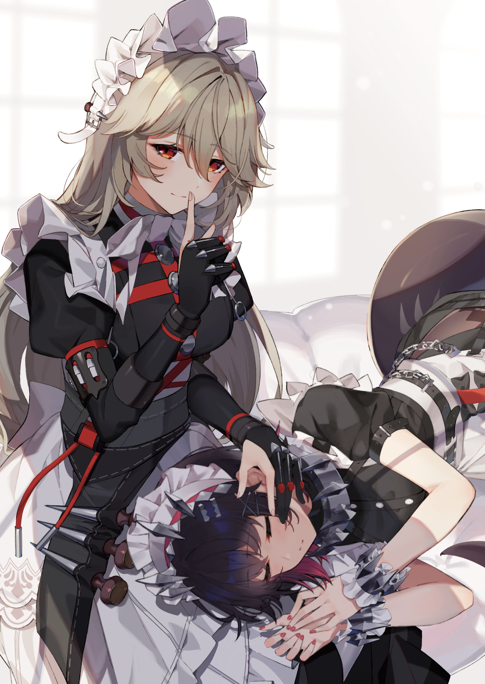 【zzz】女仆长和鲨鱼插画图片壁纸