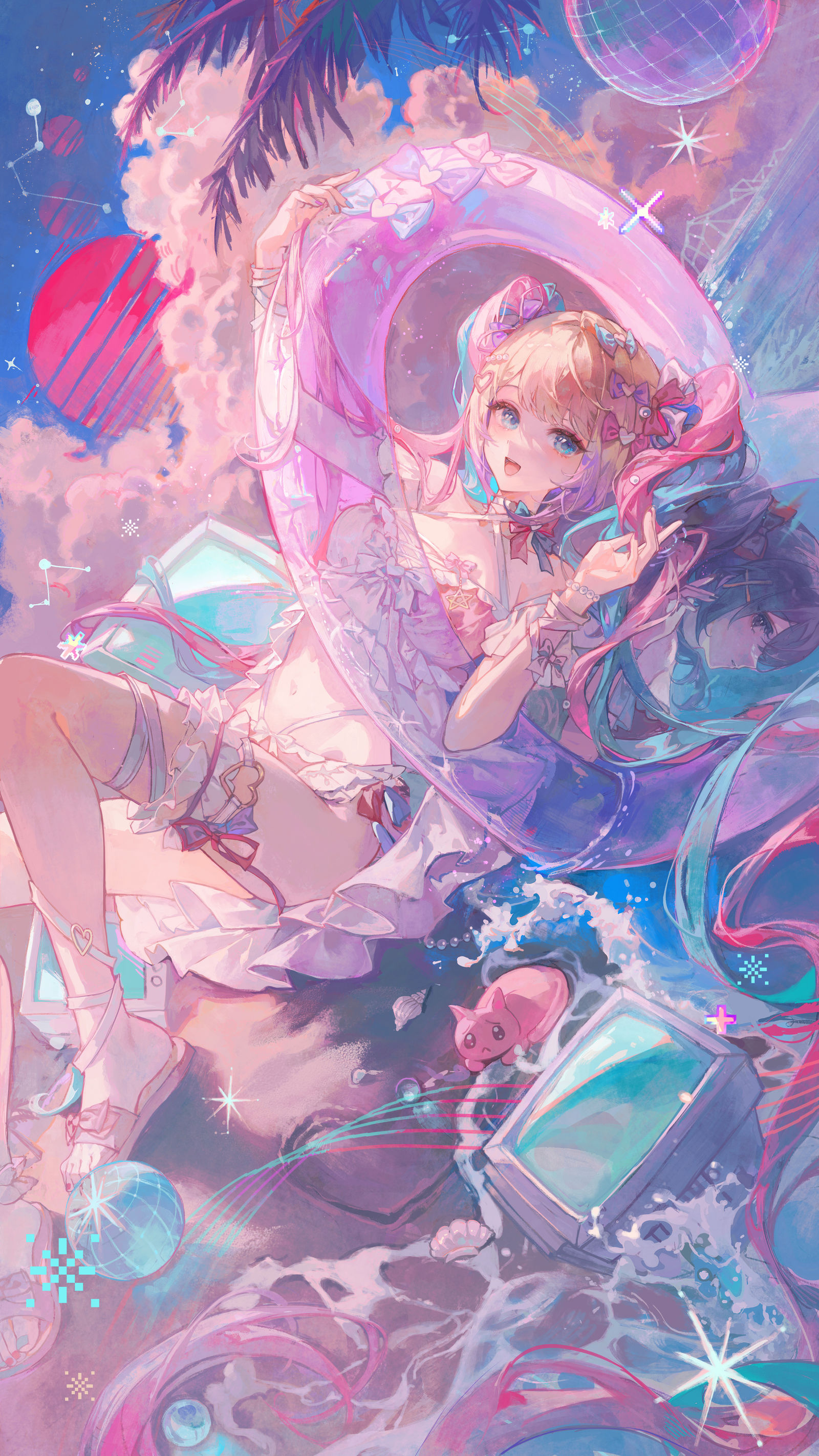 Summer DAY♡插画图片壁纸