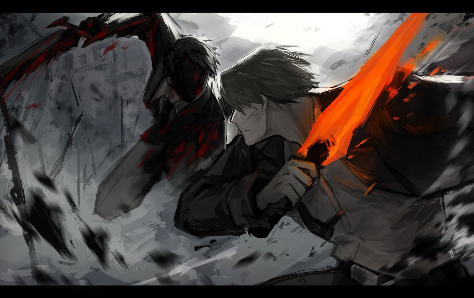 这是多帕林大人的点播罗兰和吉秀。插画图片壁纸