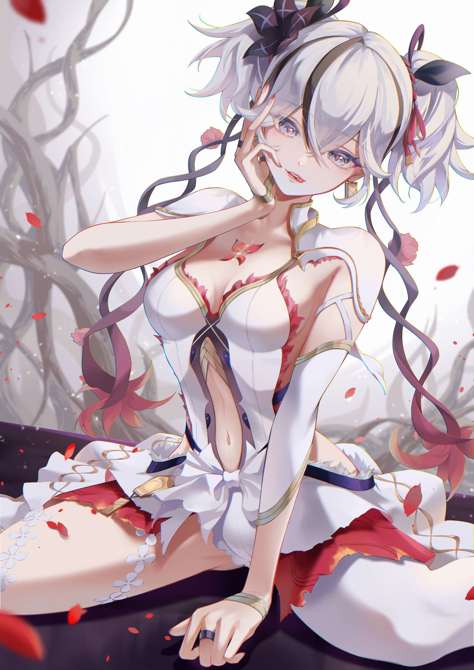 山茶花插画图片壁纸