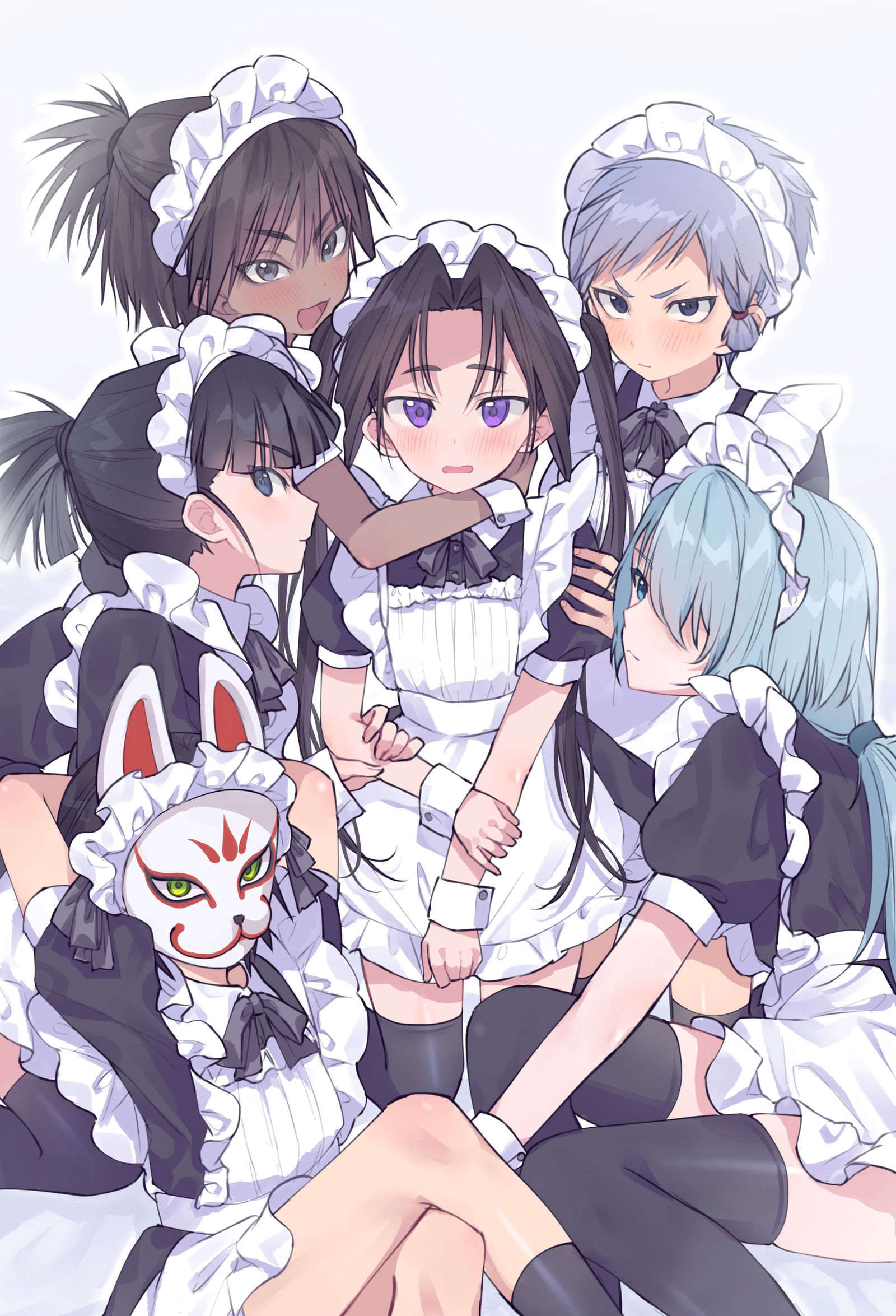 女仆装插画图片壁纸