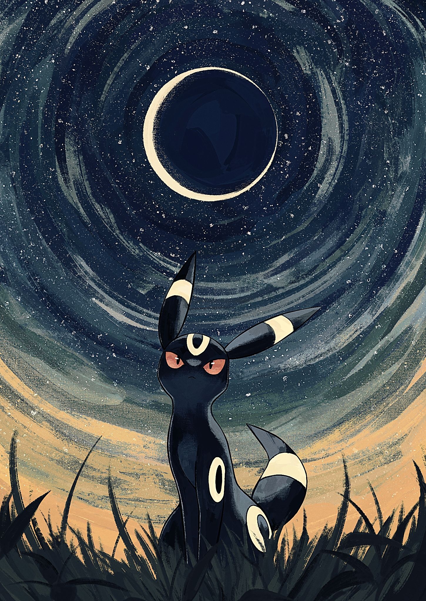 天体観測插画图片壁纸