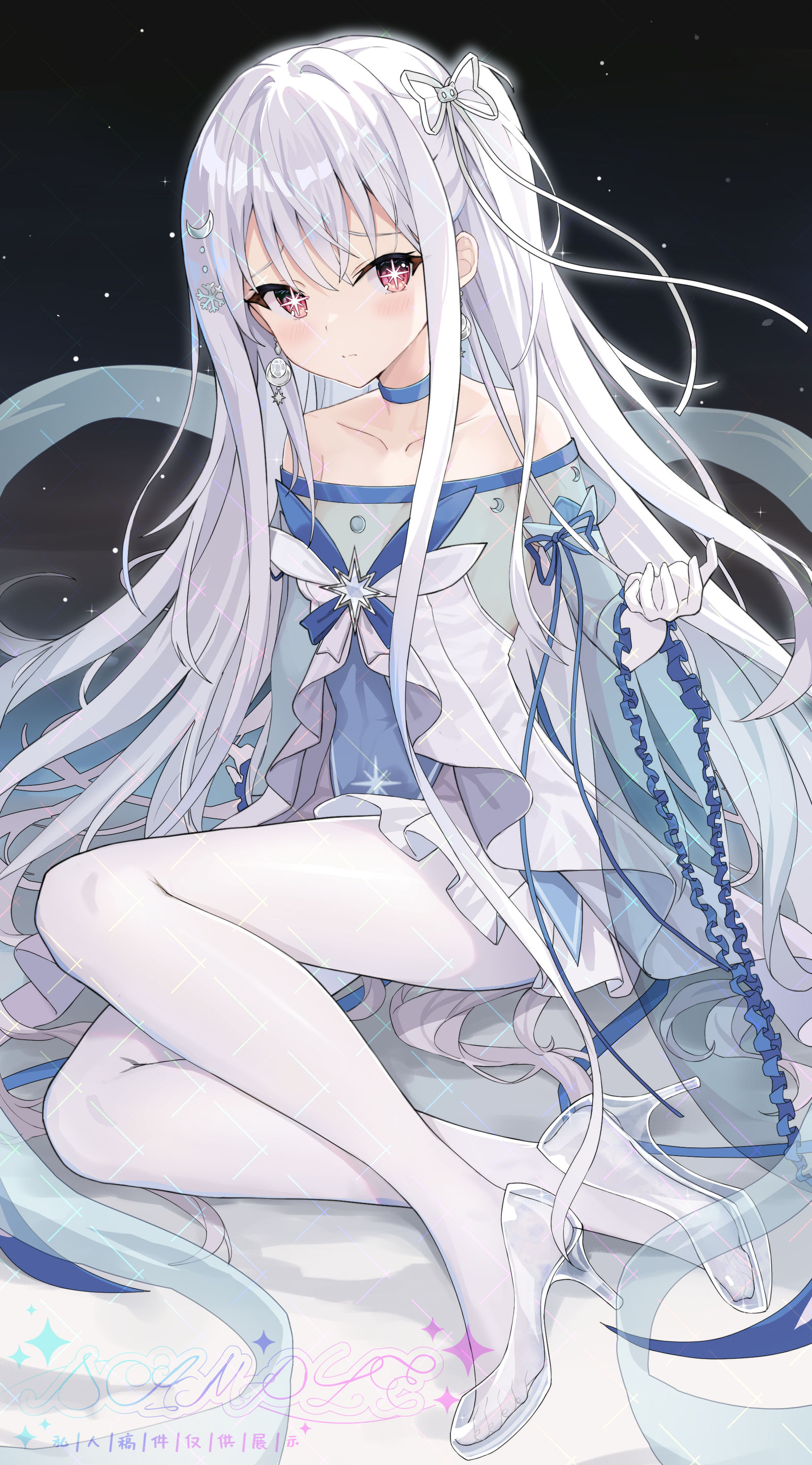 月仙仙-女孩子银发