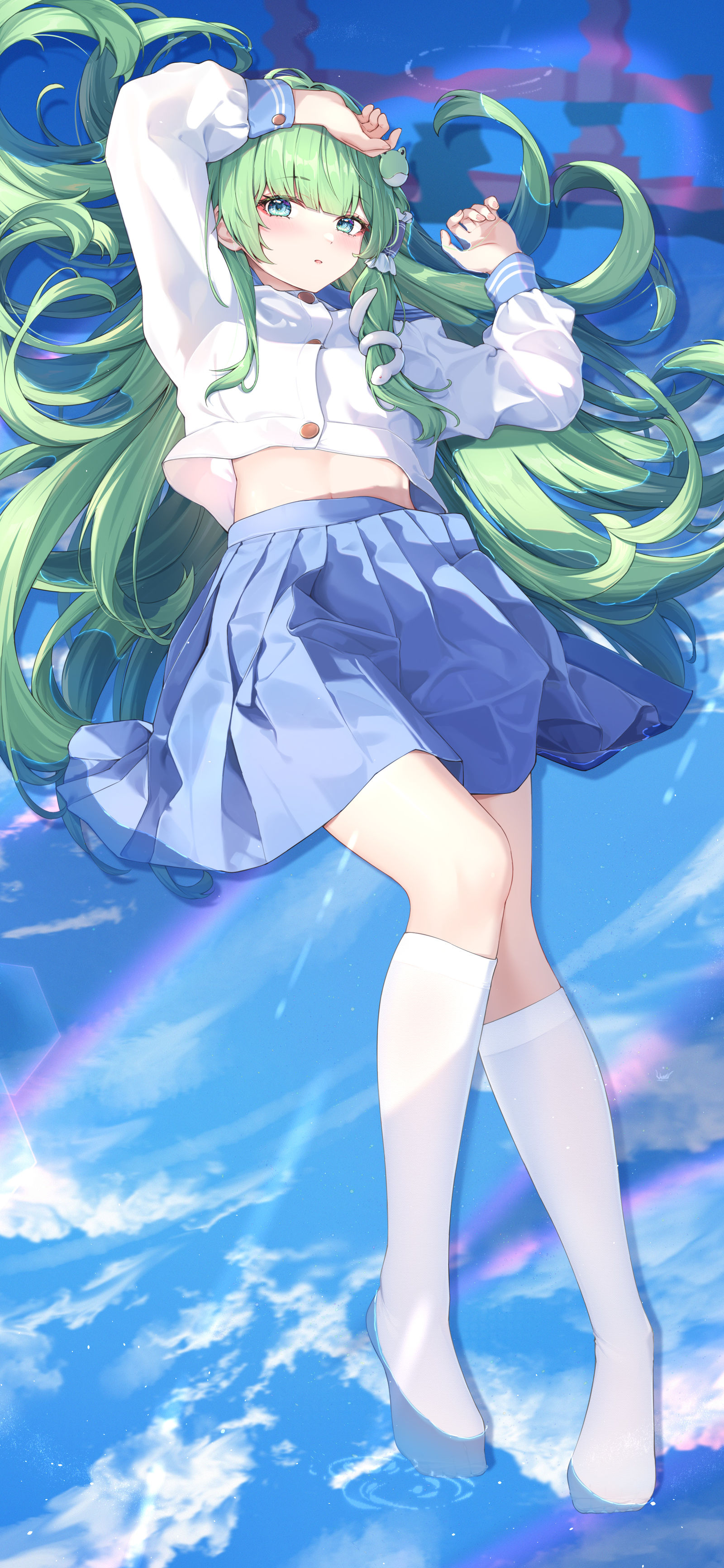 東風谷早苗插画图片壁纸