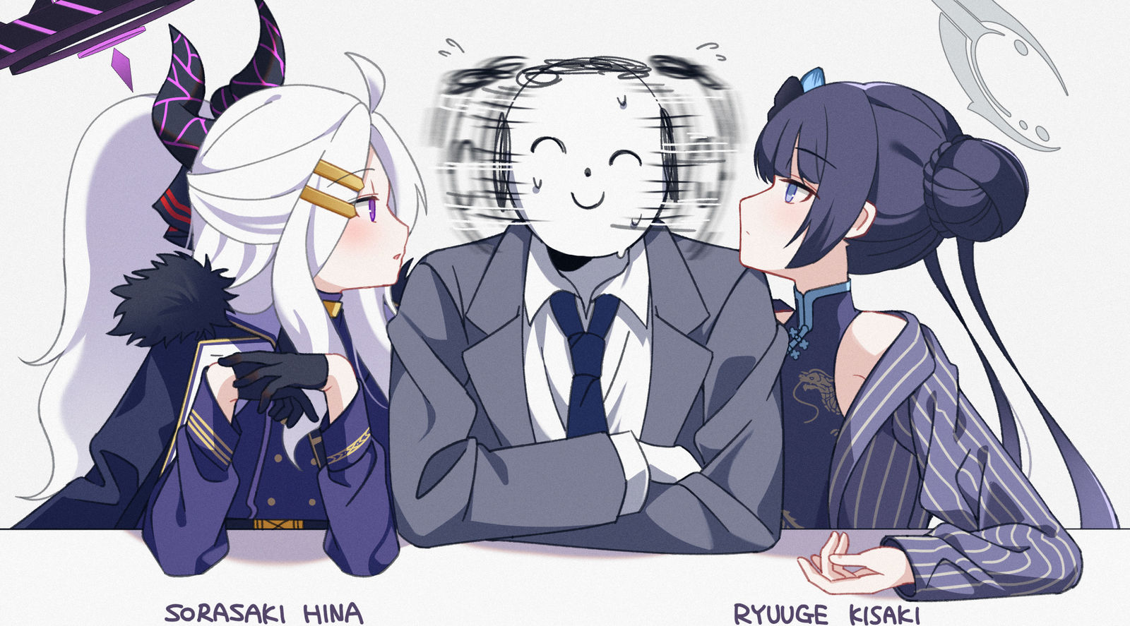 空崎龙华插画图片壁纸