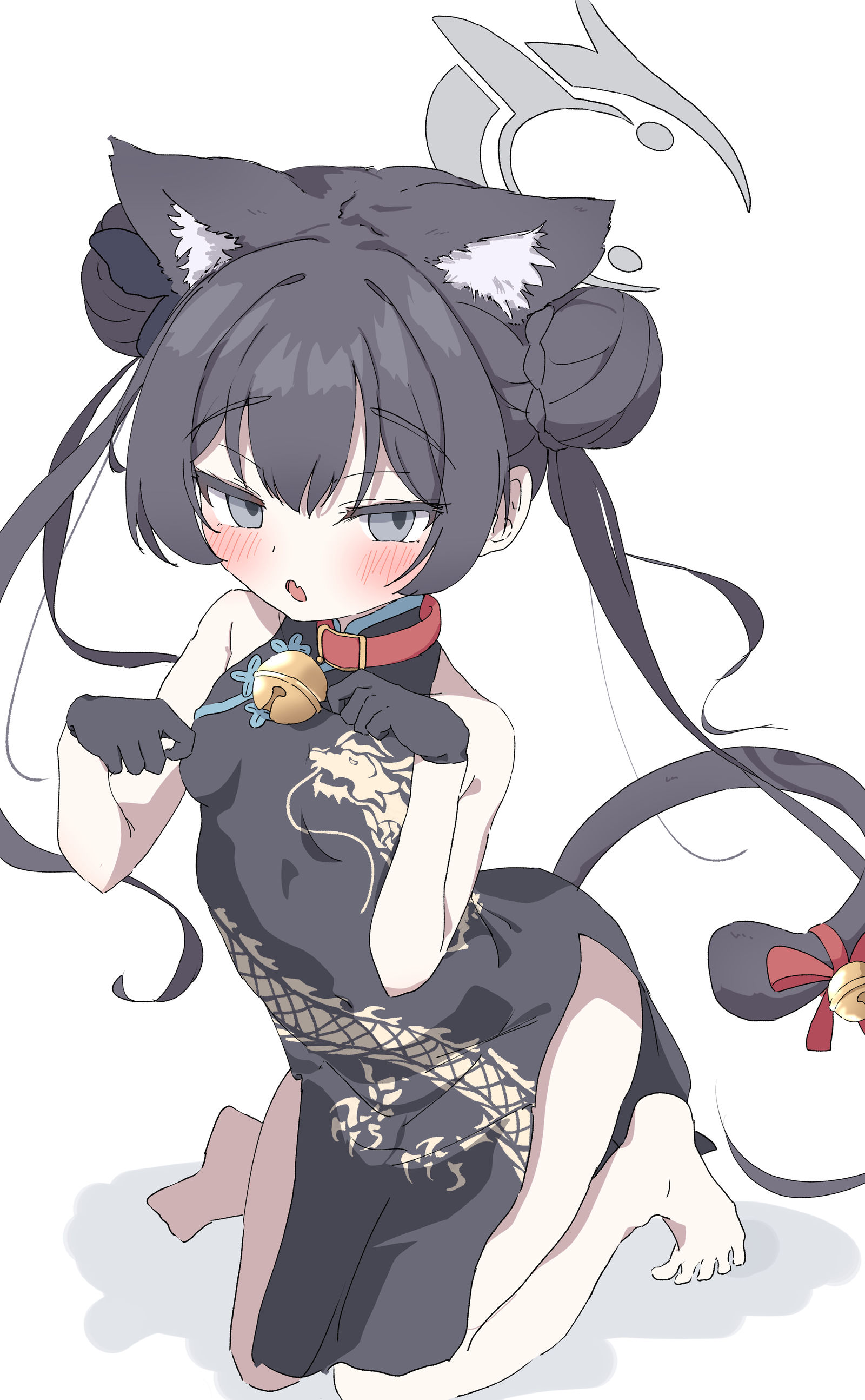 猫肉饼插画图片壁纸