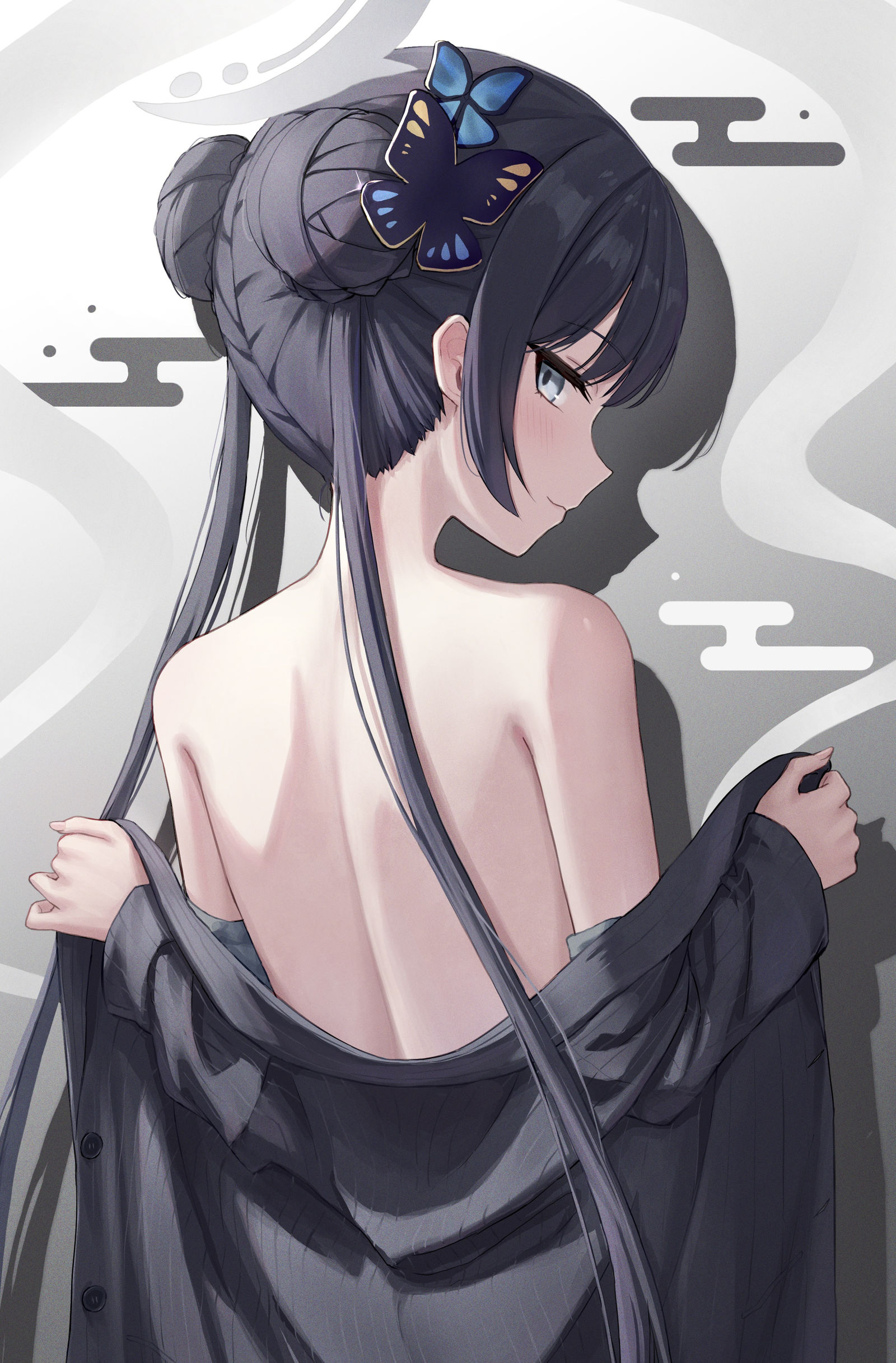 琪琪的后背