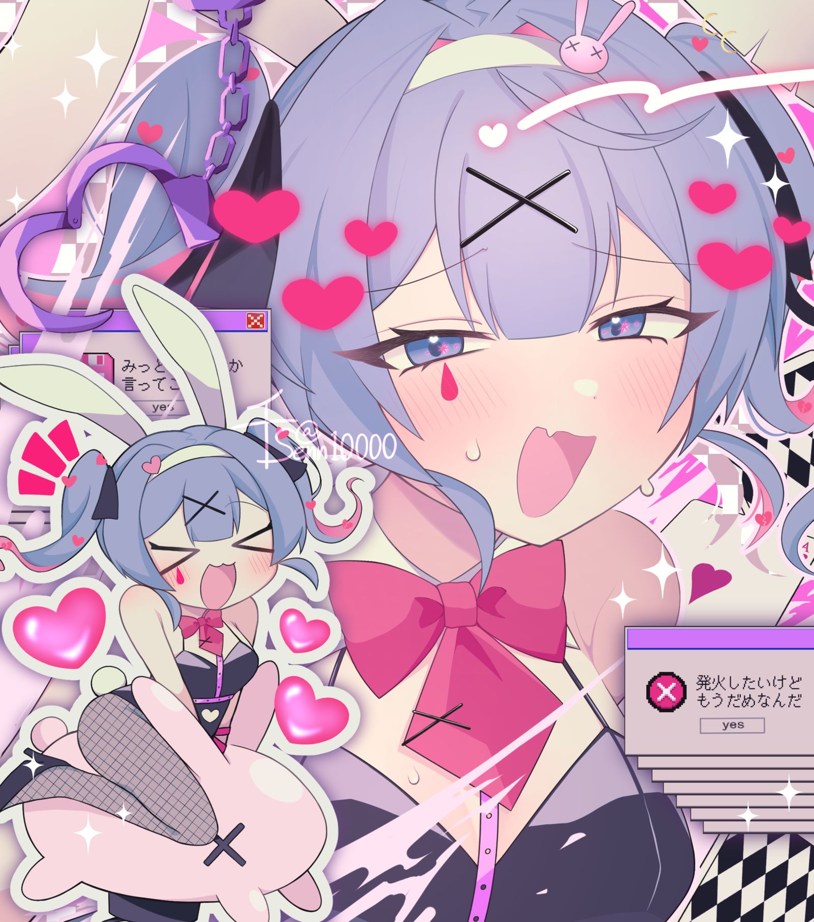 拉比特大厅插画图片壁纸