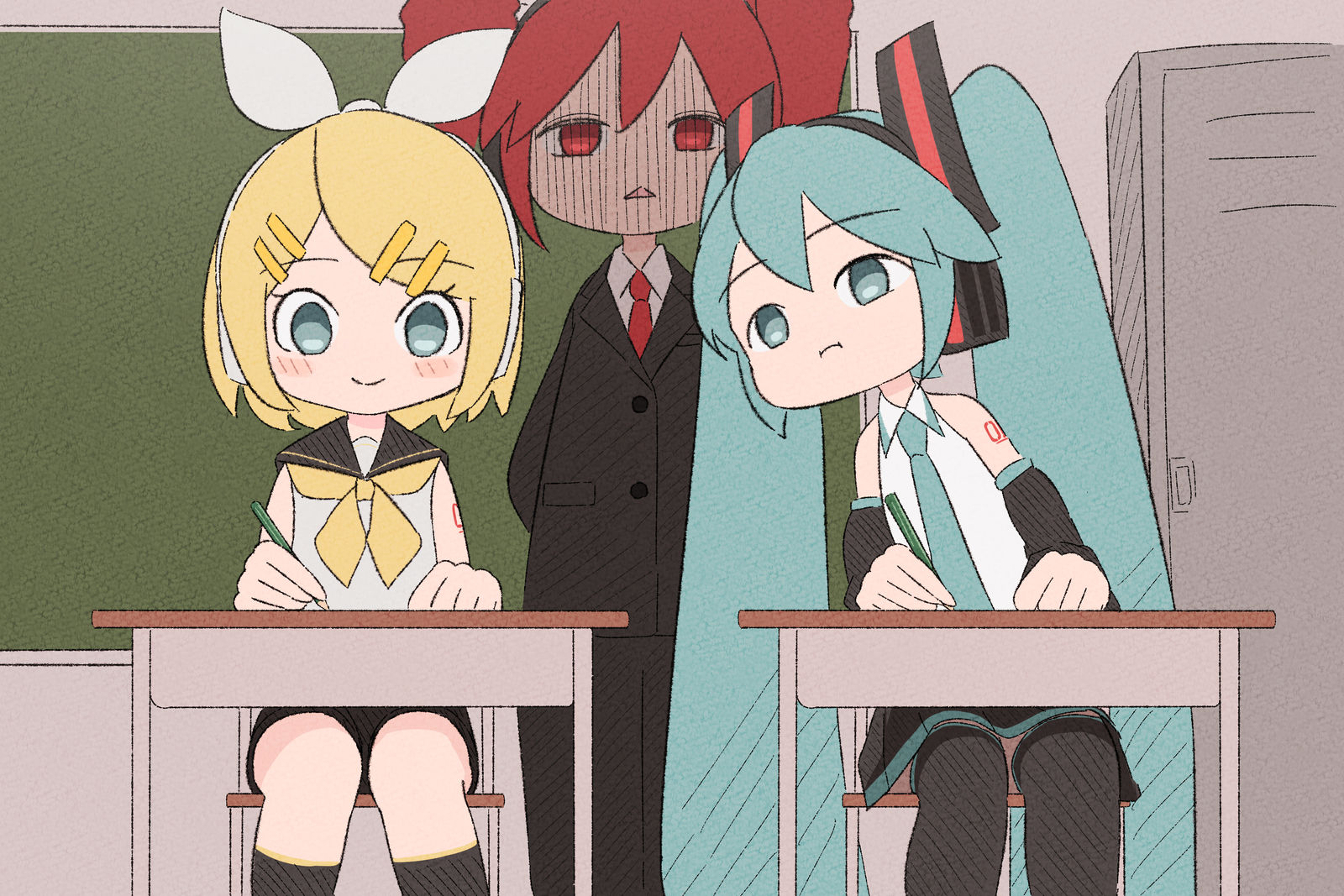 初音未来，0点插画图片壁纸