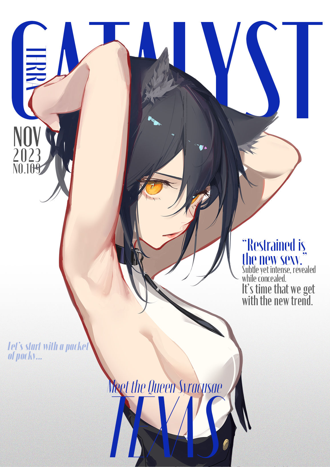   on the cover.
