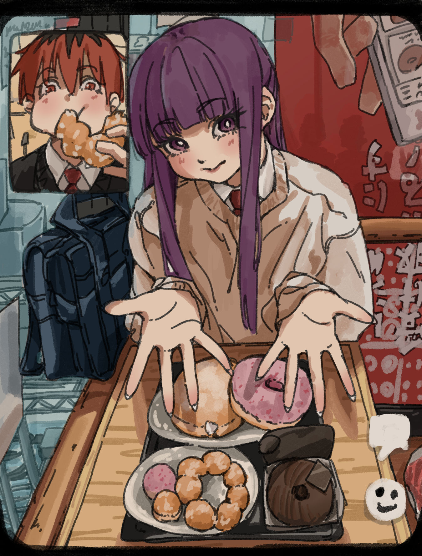 选美插画图片壁纸