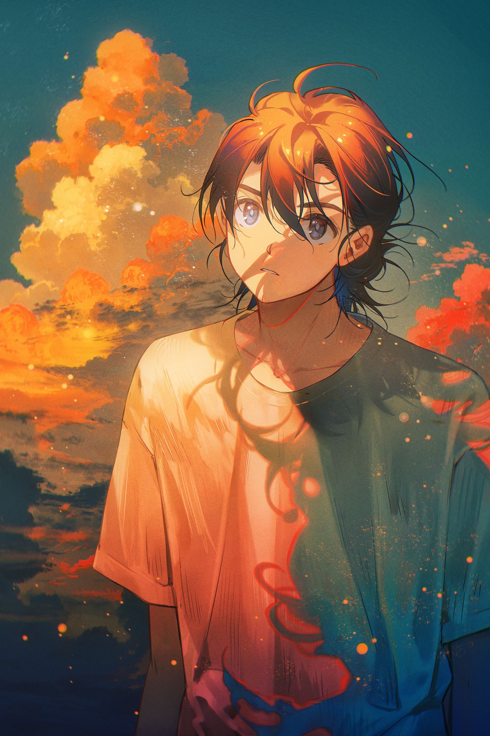 ——散步插画图片壁纸