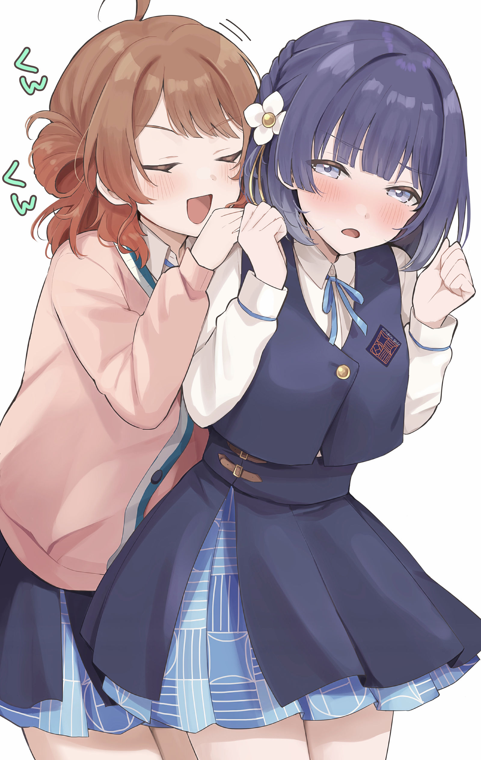 佑芽和美铃插画图片壁纸