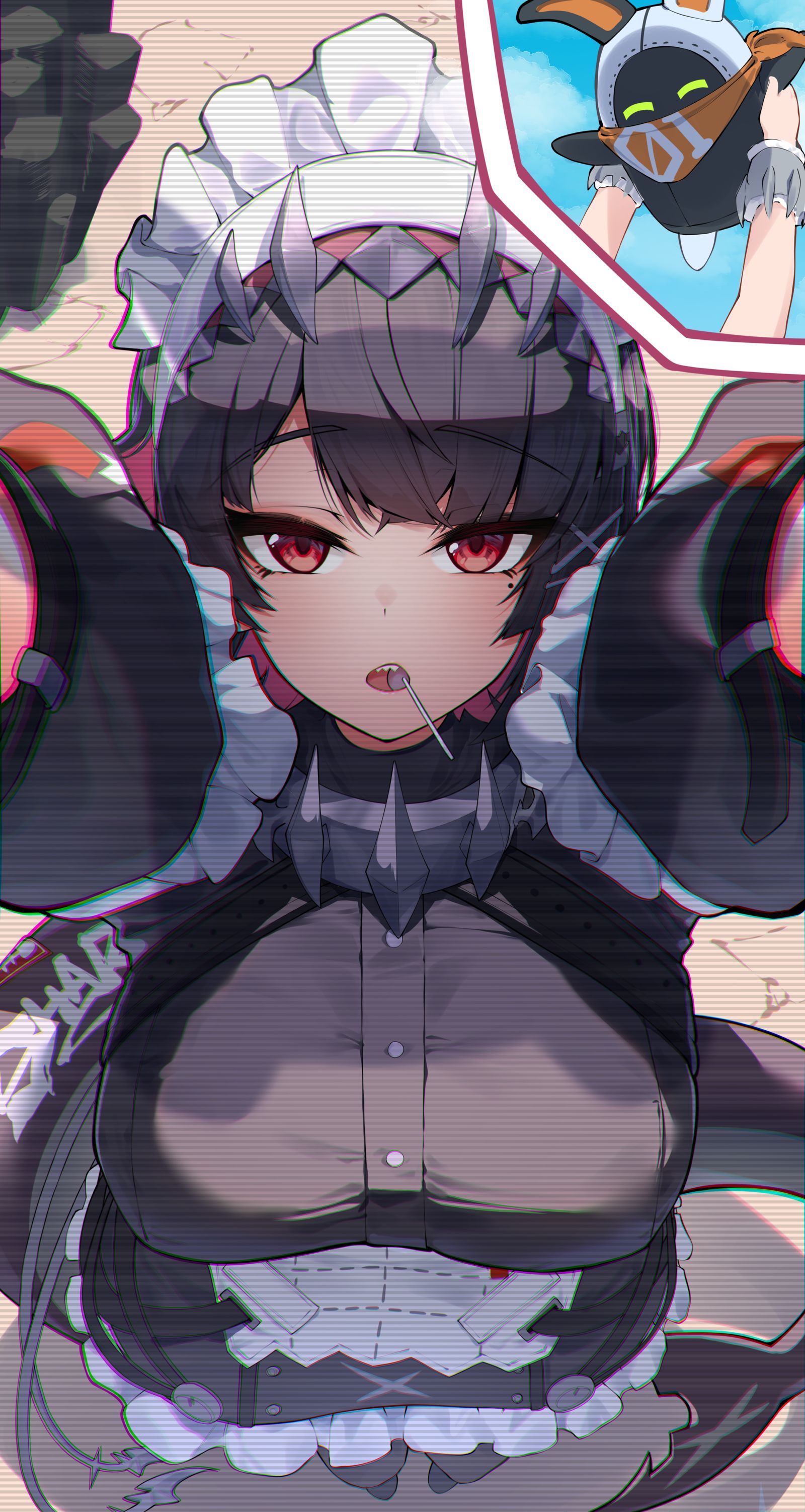 “这样满意吗？”插画图片壁纸