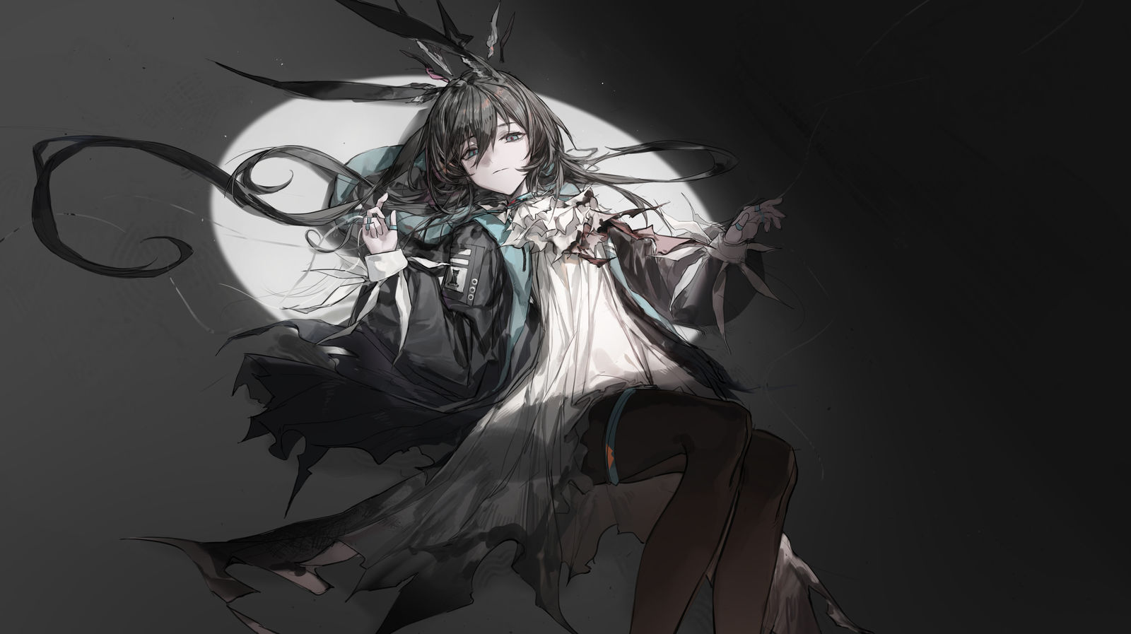 再摸一下阿米娅宝宝.插画图片壁纸