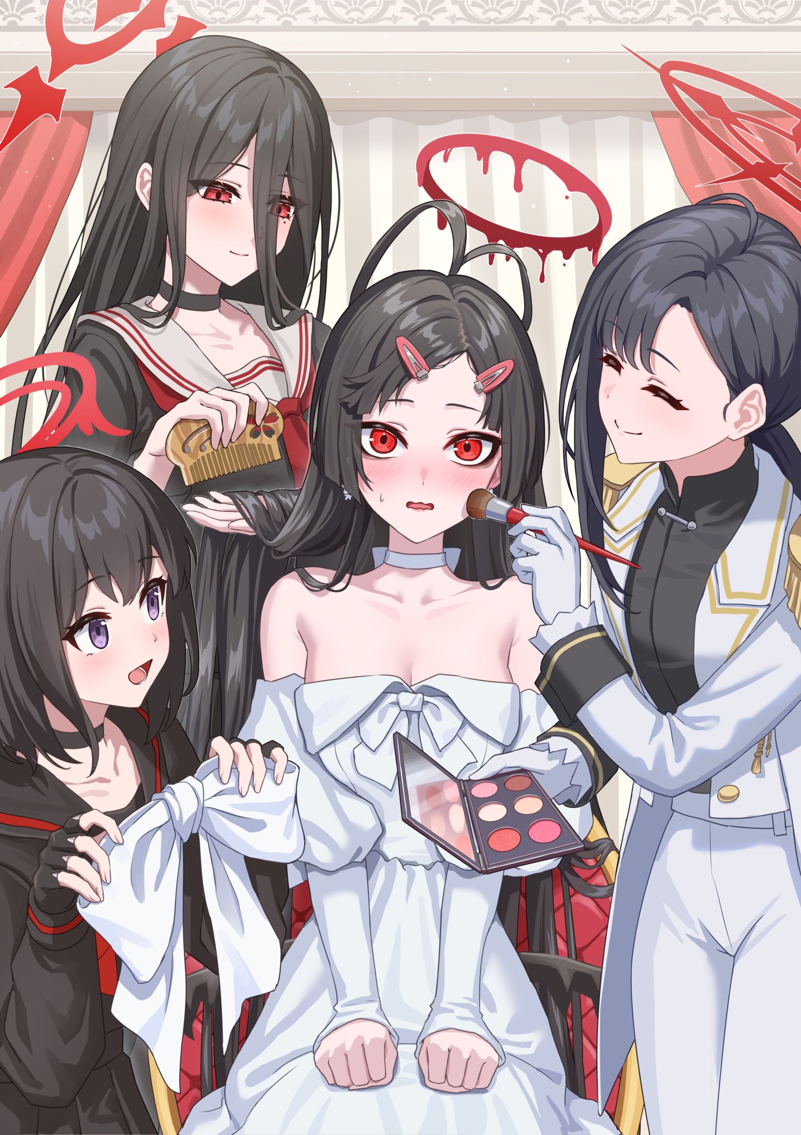 仙鹤公主会插画图片壁纸