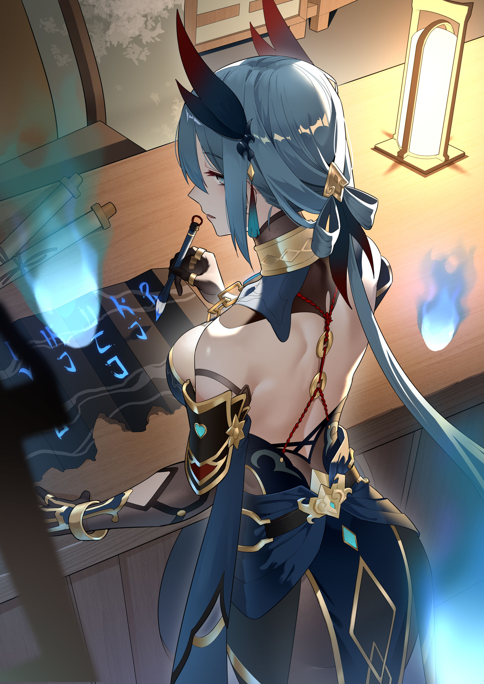 寒鸦(修改版)插画图片壁纸