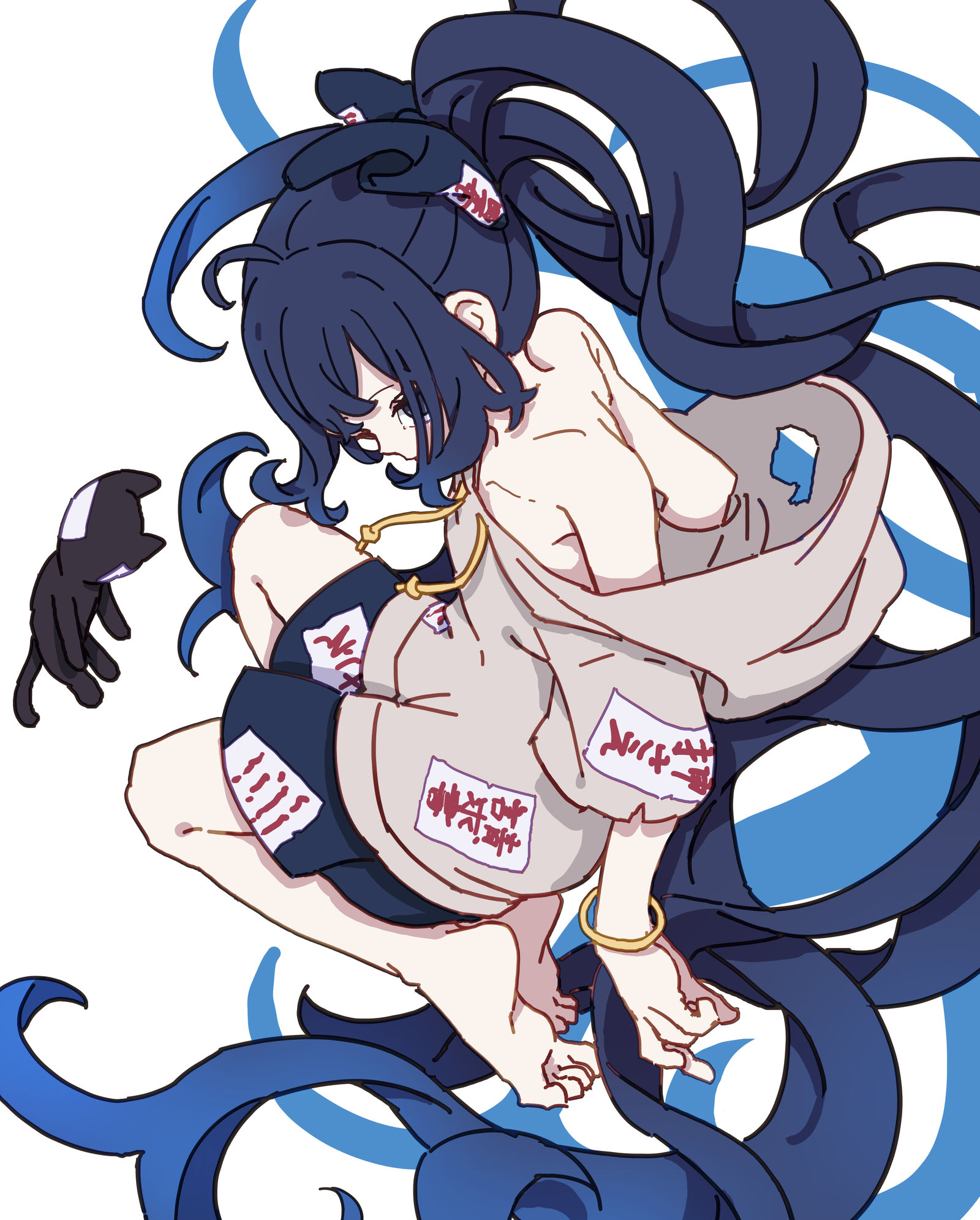 依神紫苑插画图片壁纸