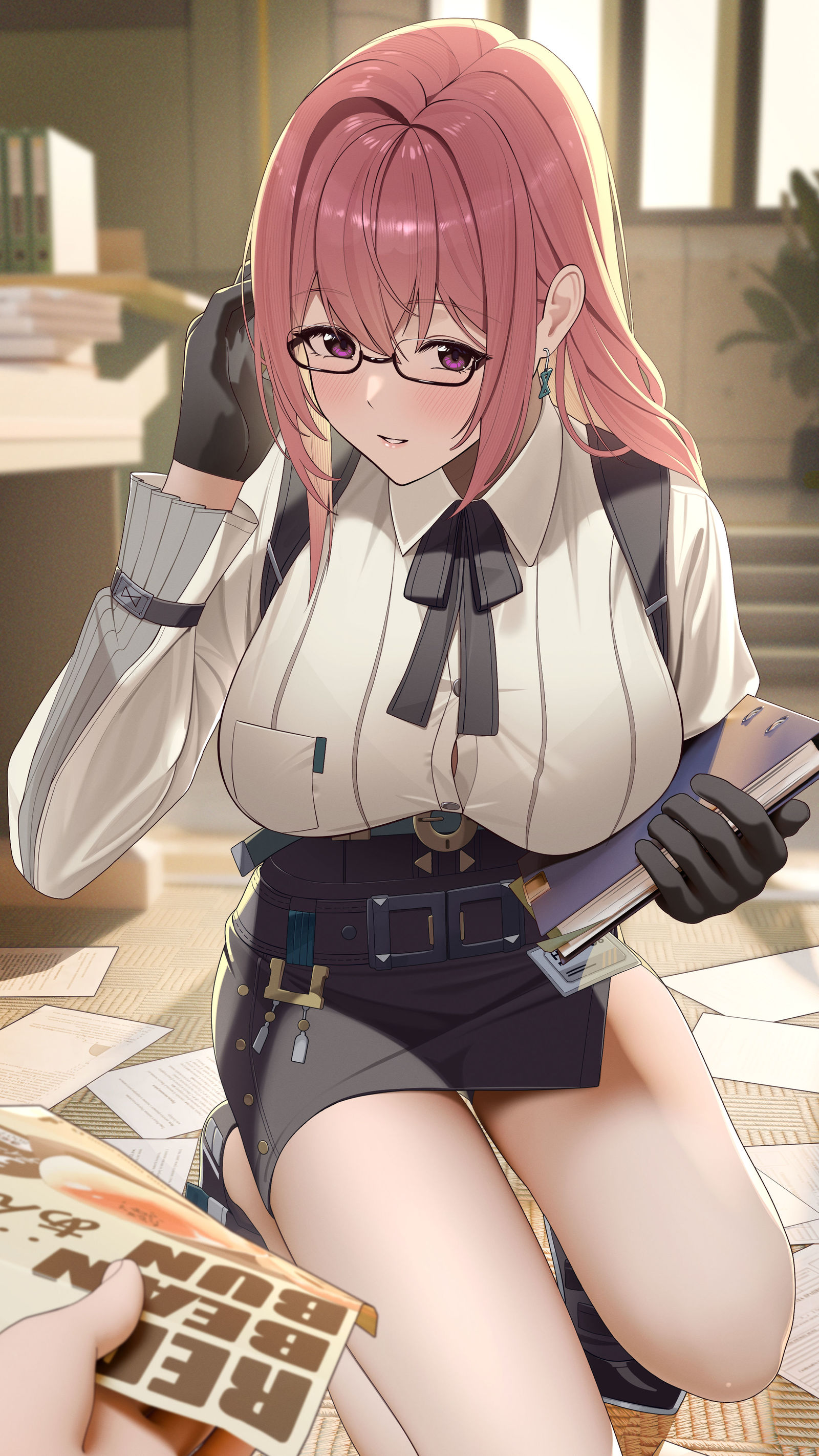 月城柳1插画图片壁纸