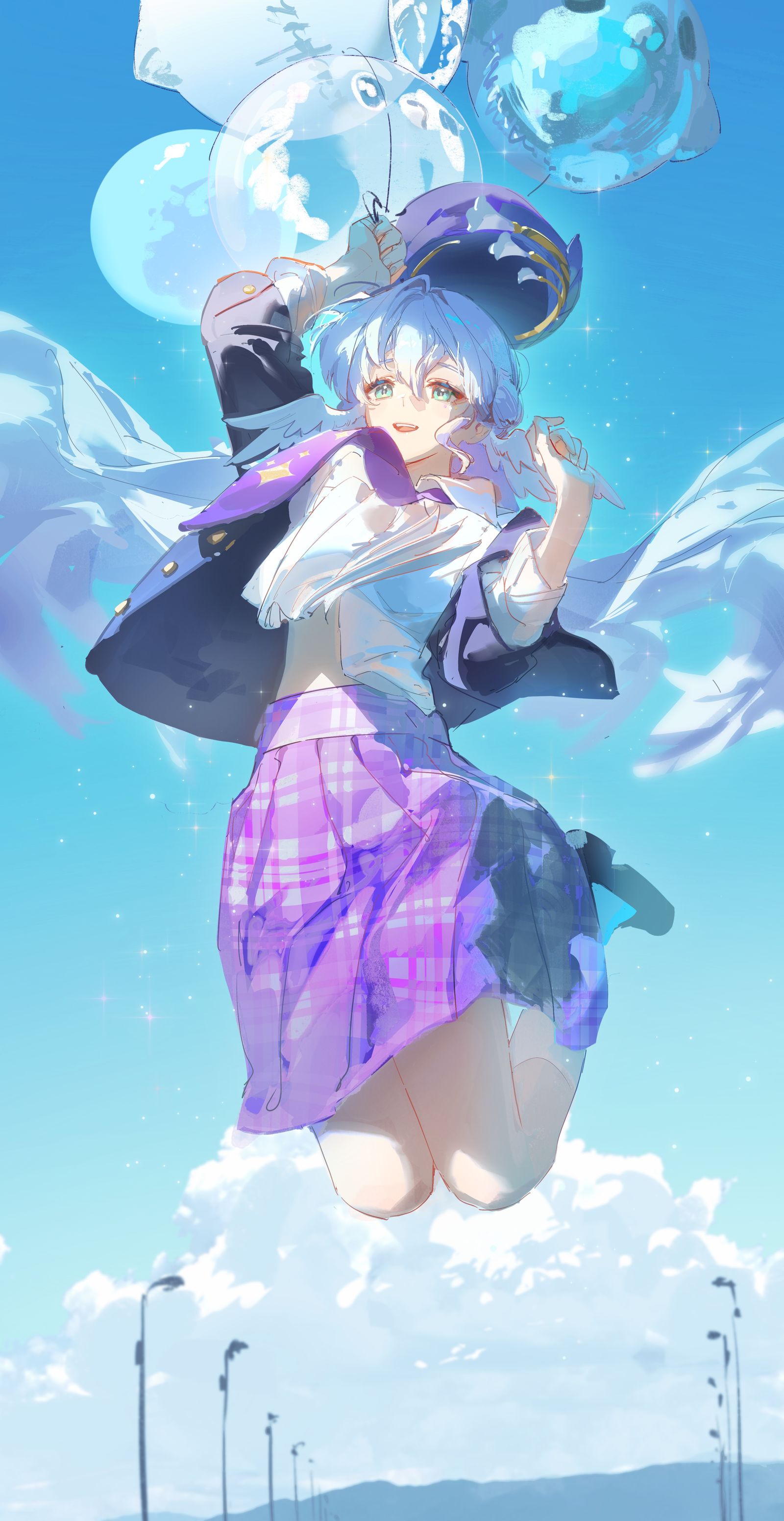 知更鸟学生时期珍稀写真插画图片壁纸