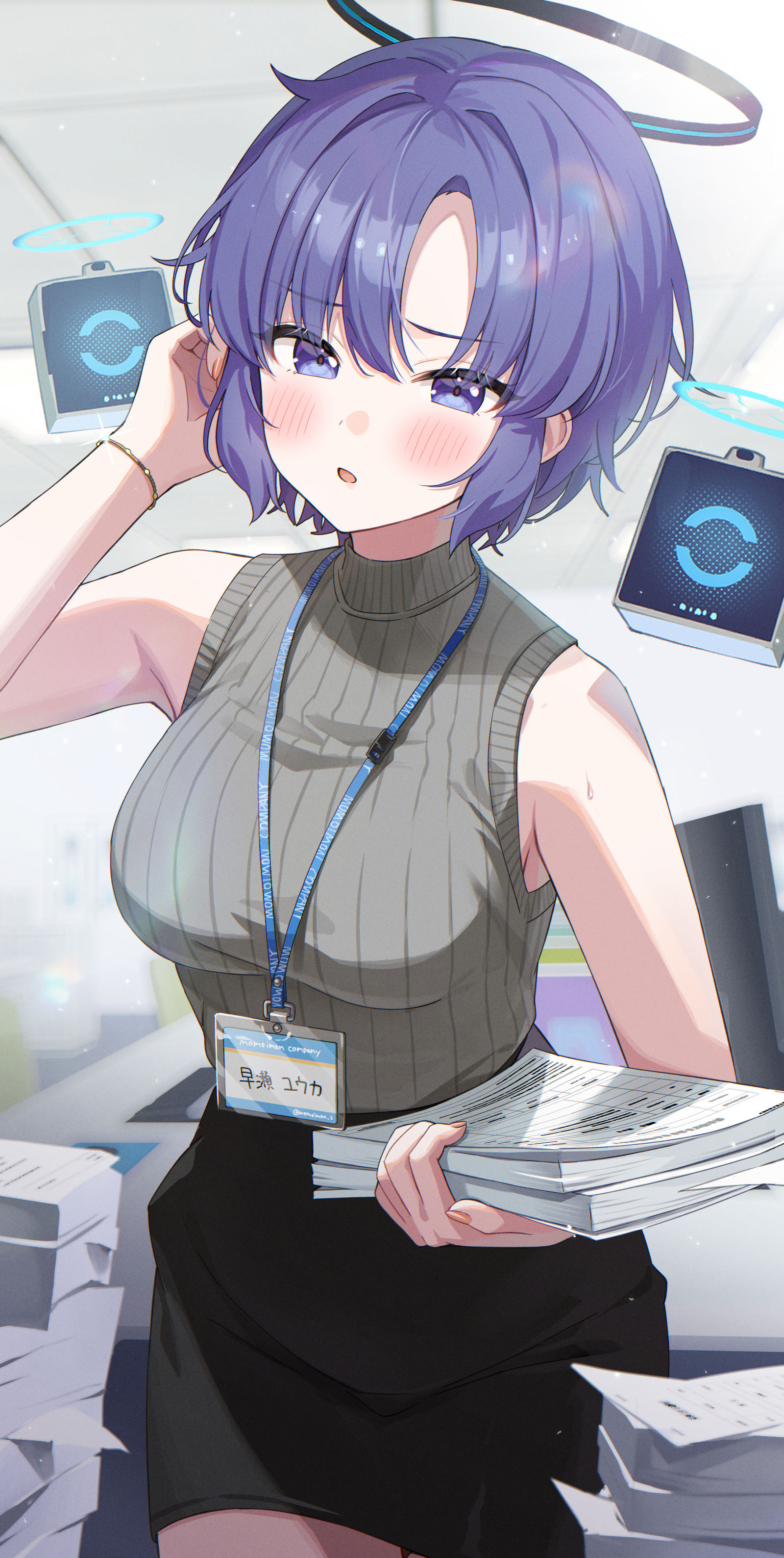 尤卡（OL）插画图片壁纸