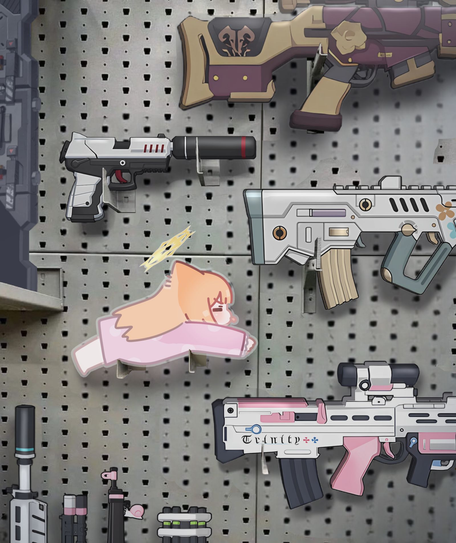 gun插画图片壁纸