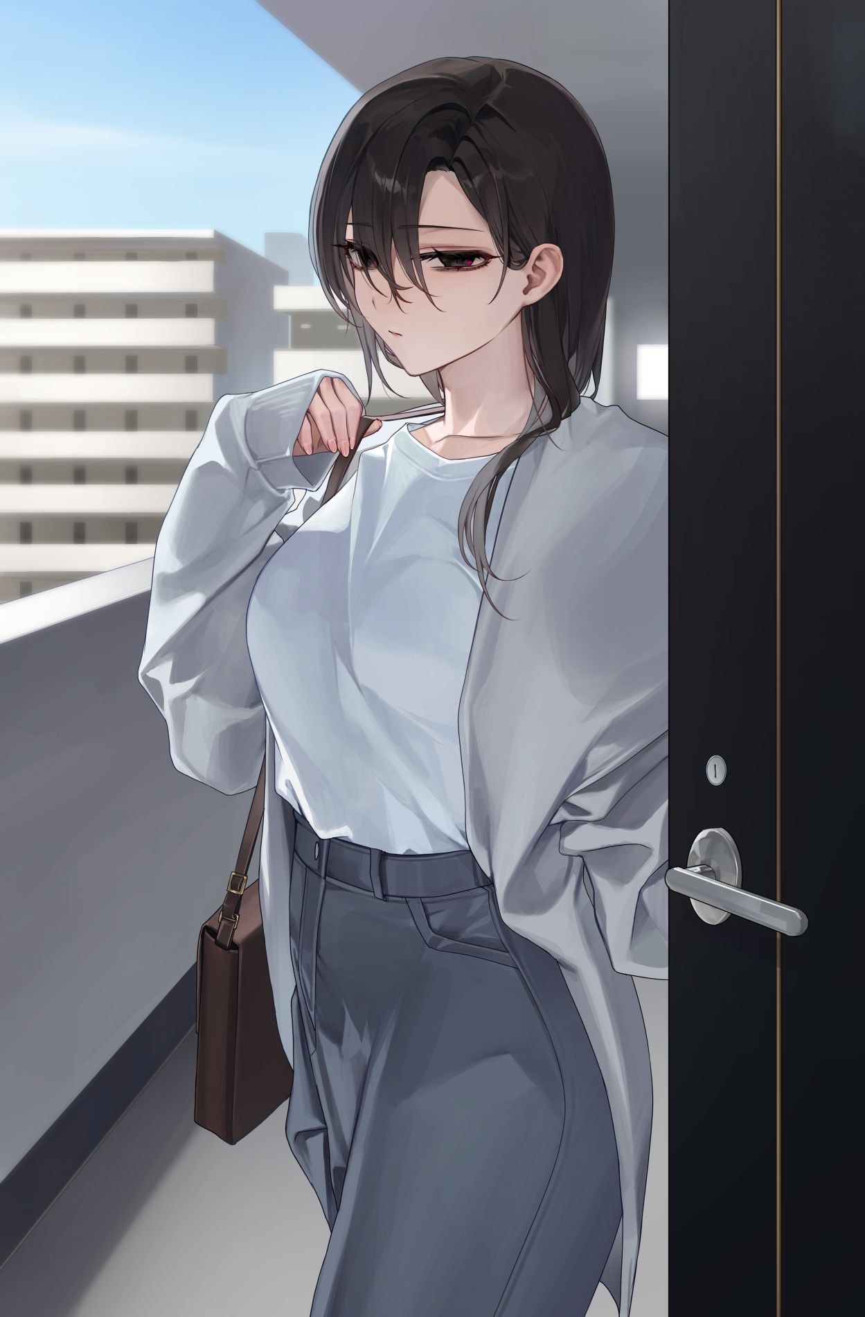 出门，出门-女孩子穿衣巨乳