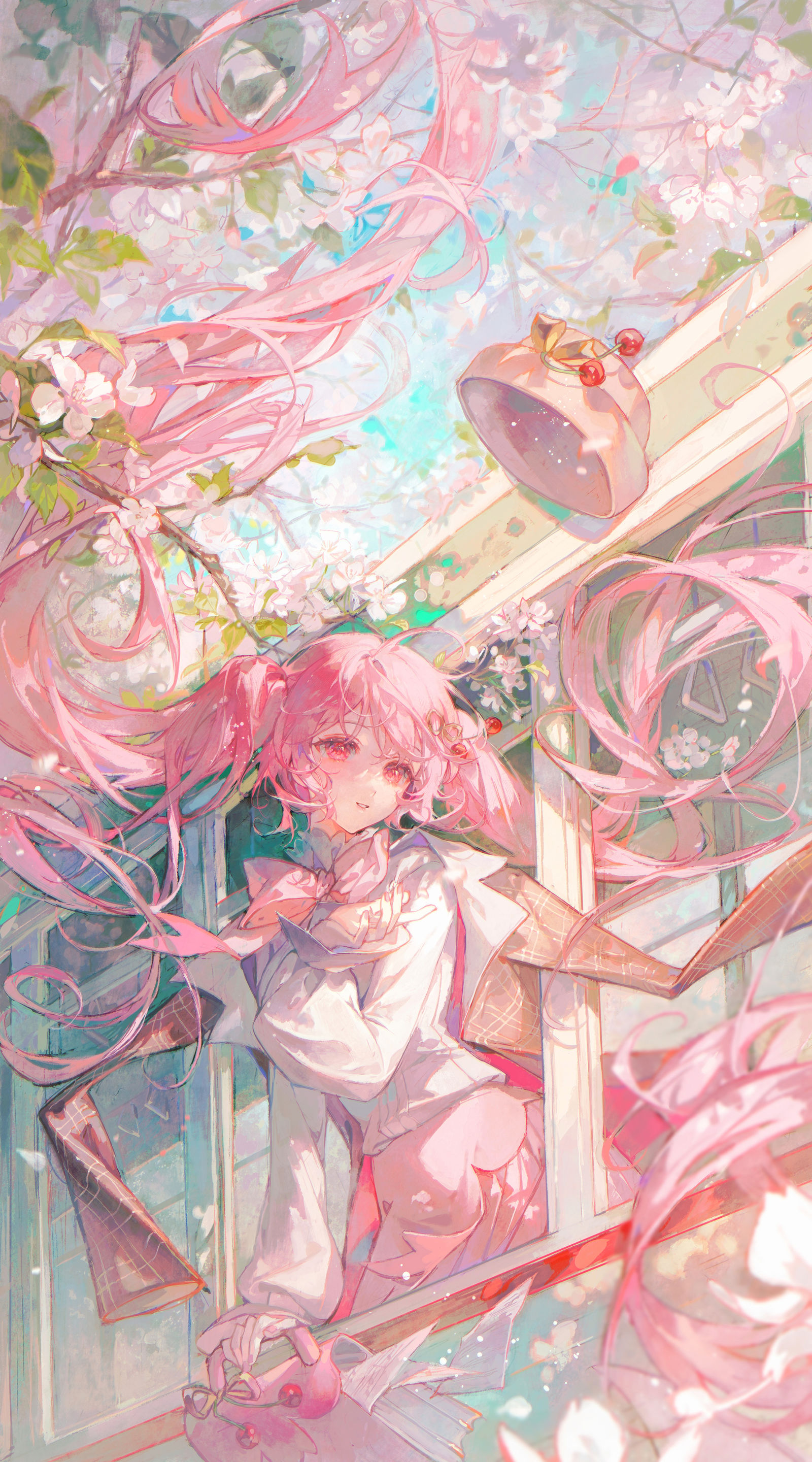 Blossoming❀插画图片壁纸