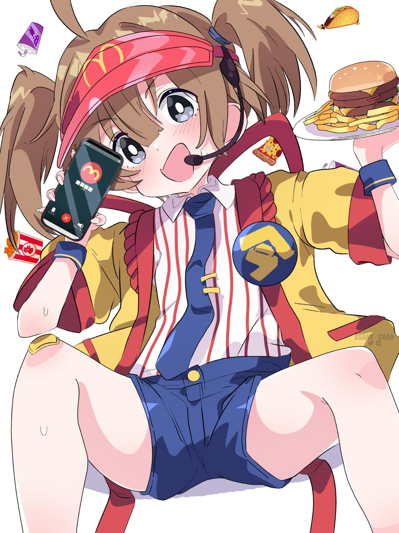 只有现在吃双马肉很美插画图片壁纸